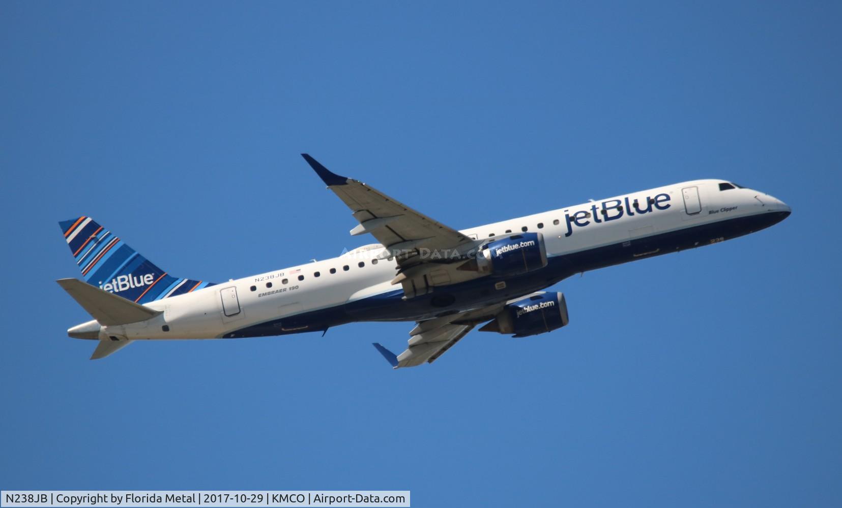 N238JB, 2006 Embraer 190AR (ERJ-190-100IGW) C/N 19000039, MCO 2017