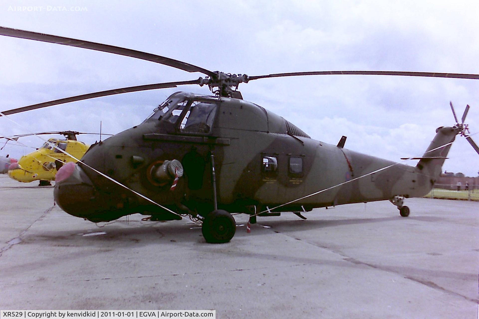 XR529, 1964 Westland Wessex HC.2 C/N WA151, At RIAT 1993, scanned from negative.
