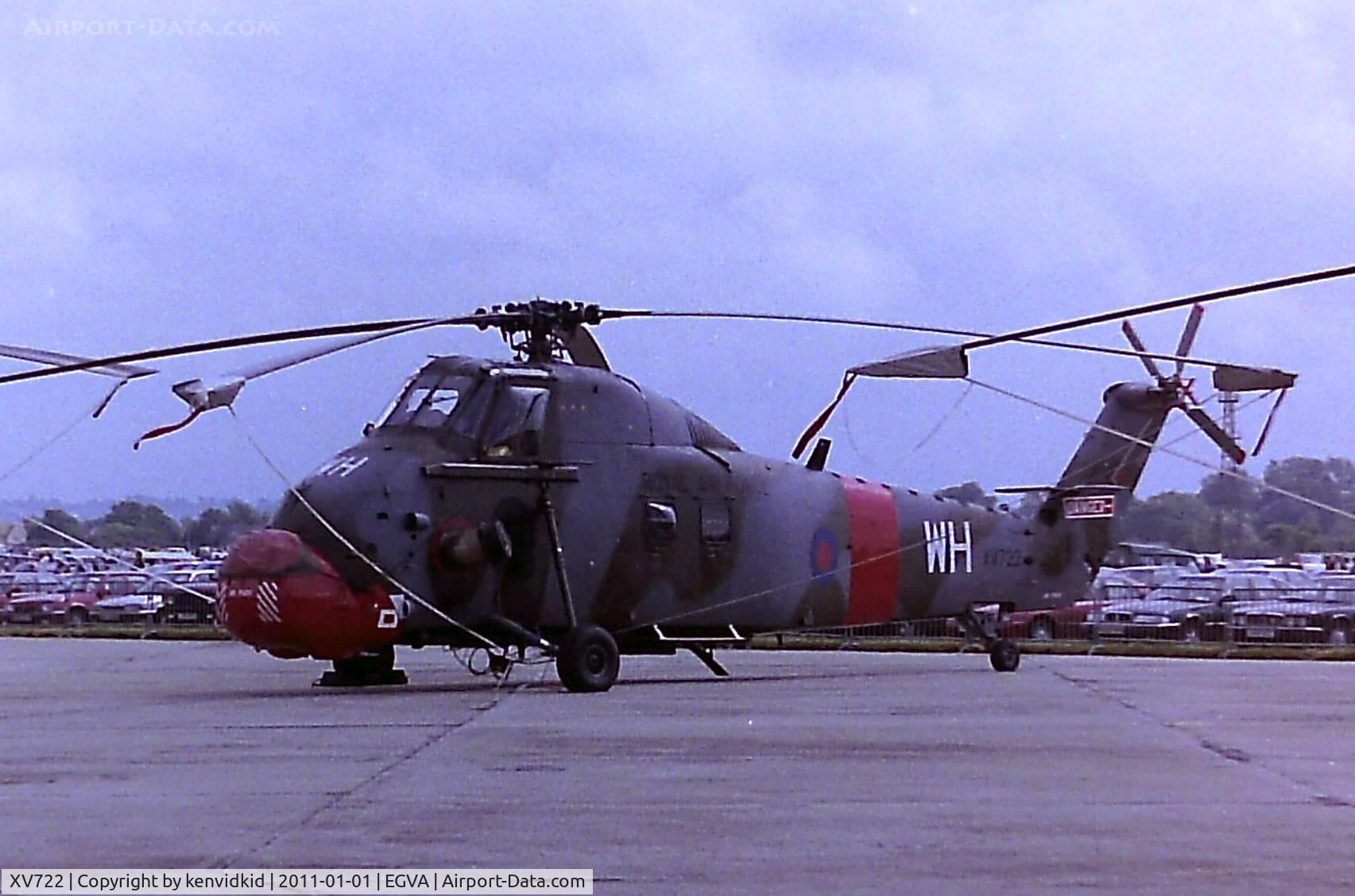XV722, 1968 Westland Wessex HC.2 C/N WA617, At RIAT 1993, scanned from negative.