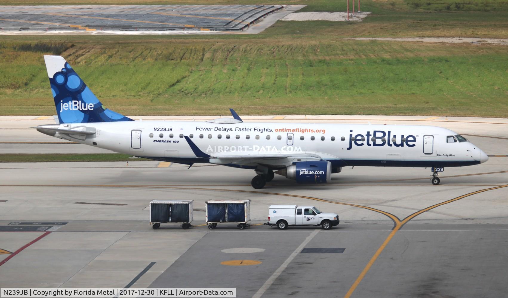 N239JB, 2006 Embraer 190AR (ERJ-190-100IGW) C/N 19000040, FLL 2017