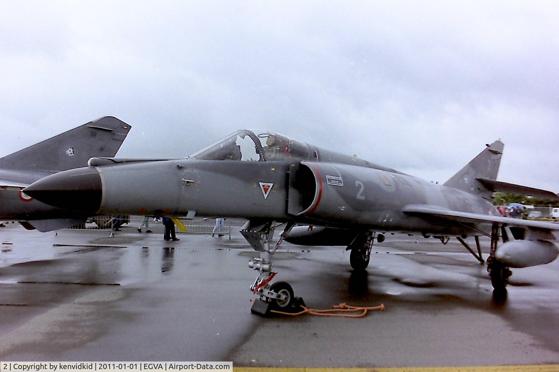 2, Dassault Super Etendard C/N 2, At RIAT 1993, scanned from negative.
