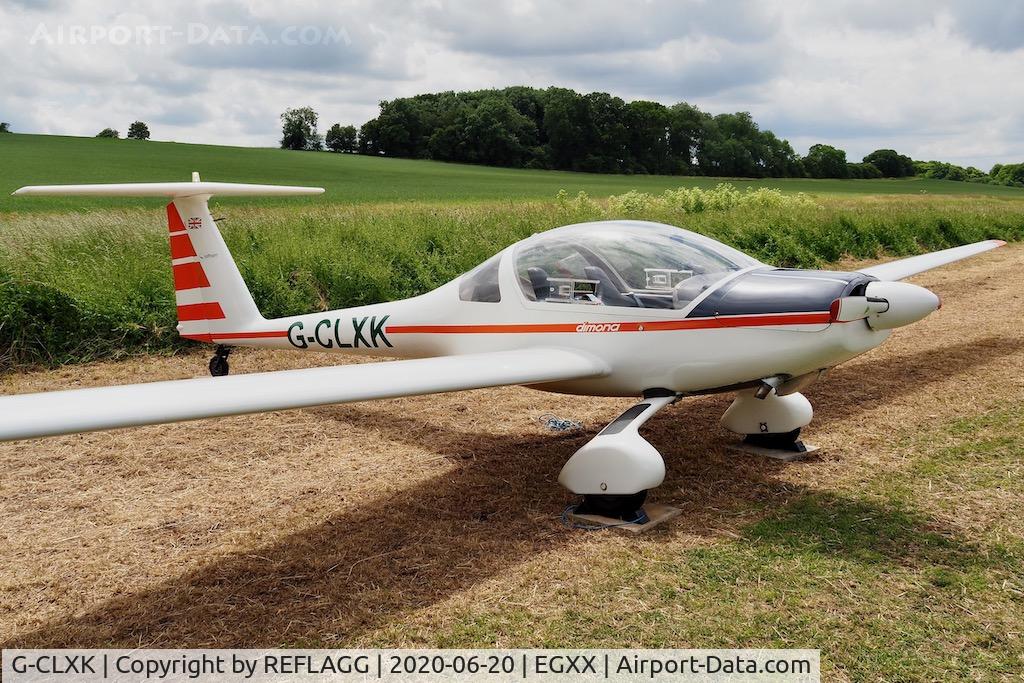 G-CLXK, 1982 Hoffmann H-36 Dimona C/N 3503, At Hinderclay, Suffolk.