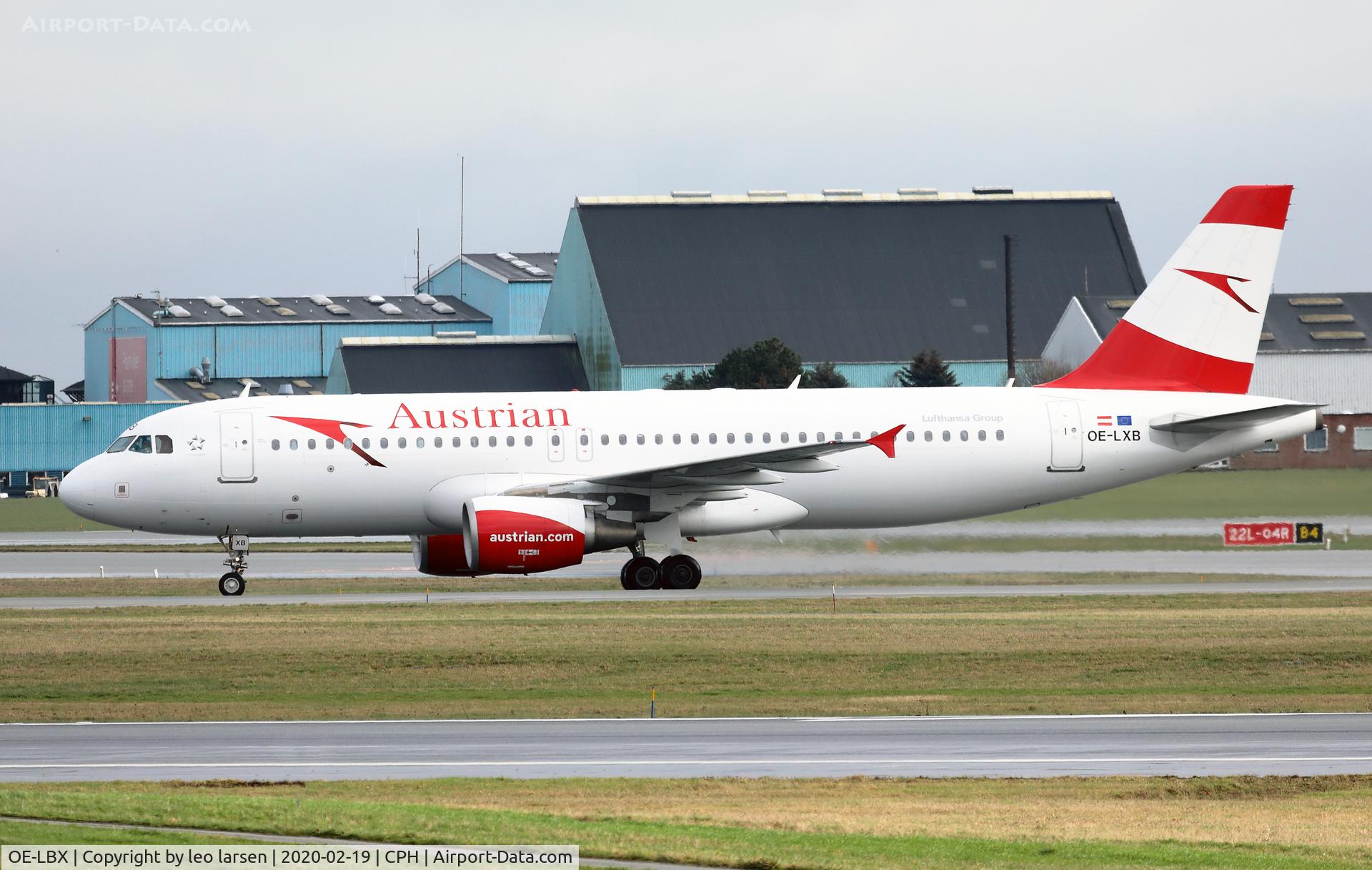 OE-LBX, 2002 Airbus A320-214 C/N 1735, Copenhagen 19.2.2020