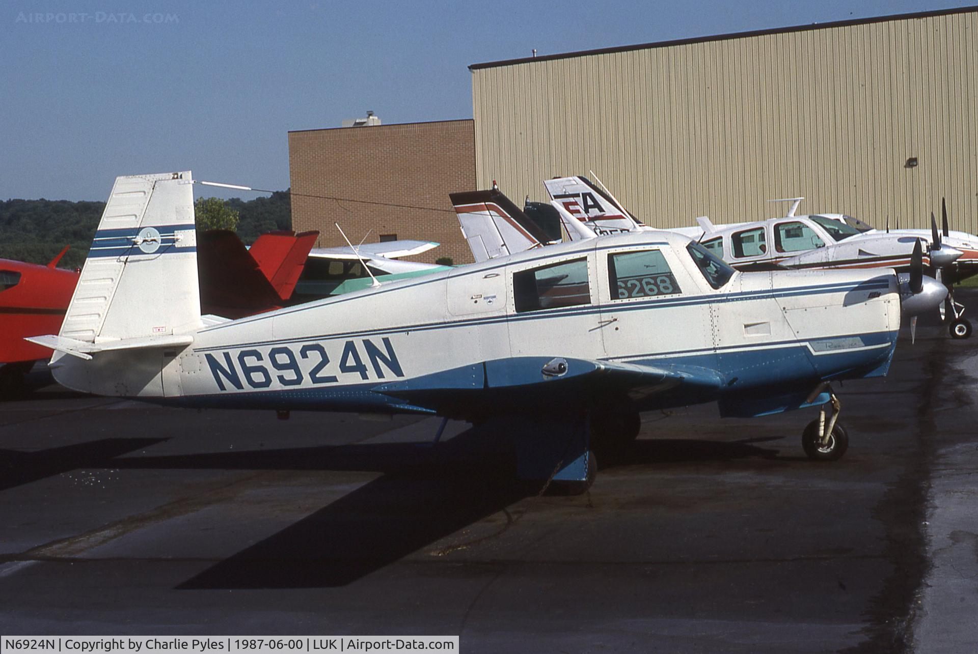 N6924N, 1968 Mooney M20C Ranger C/N 680182, Air Pix
