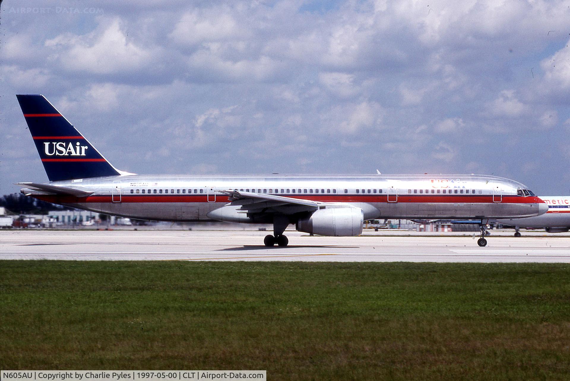 N605AU, 1983 Boeing 757-225 C/N 22201, USAir