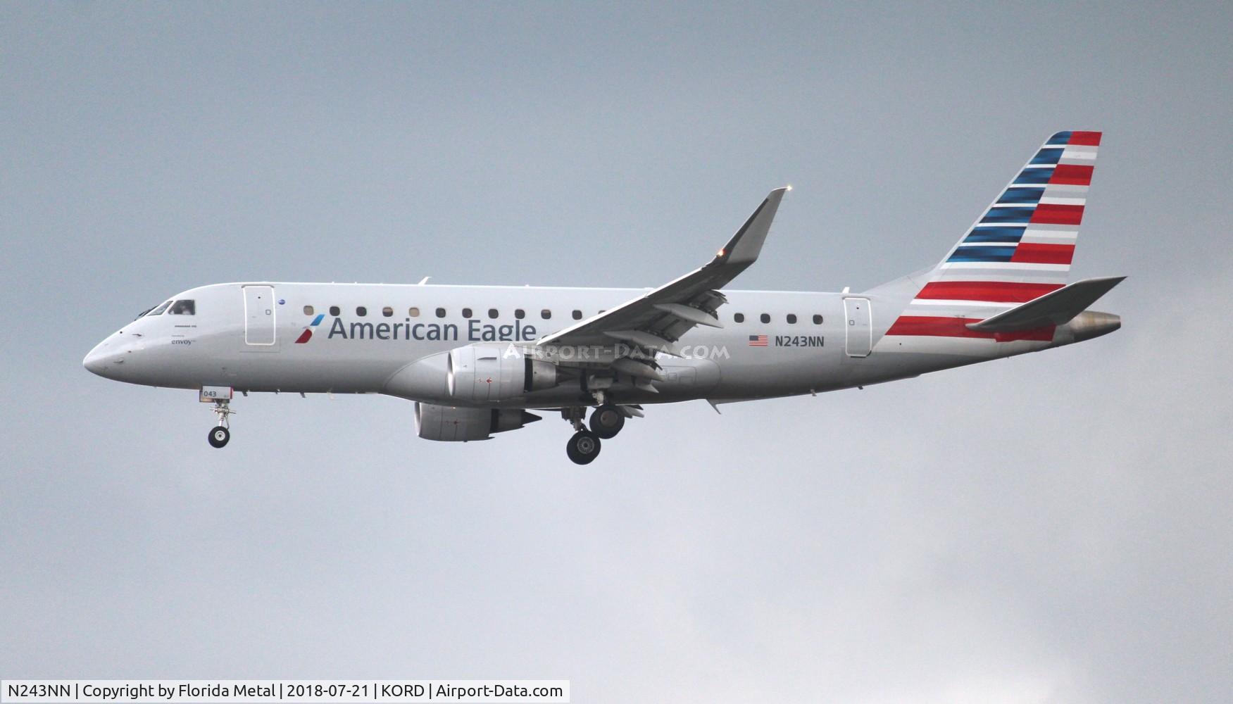 N243NN, 2016 Embraer 175LR (ERJ-170-200LR) C/N 17000604, ORD 2018