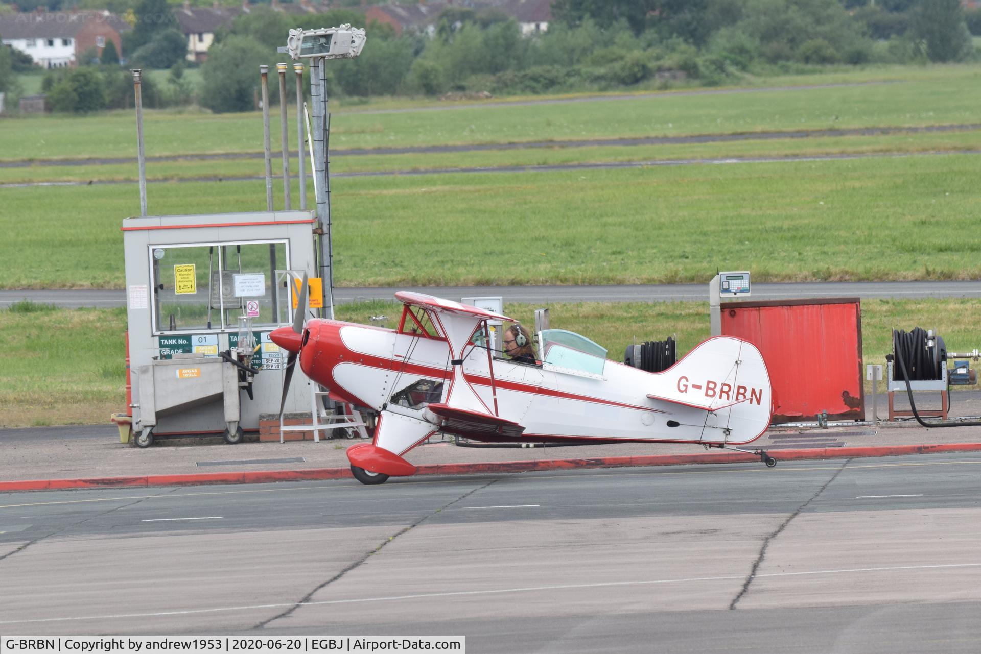 G-BRBN, 1981 Pitts S-1S Special C/N 3, G-BRBN at Gloucestershire Airport.