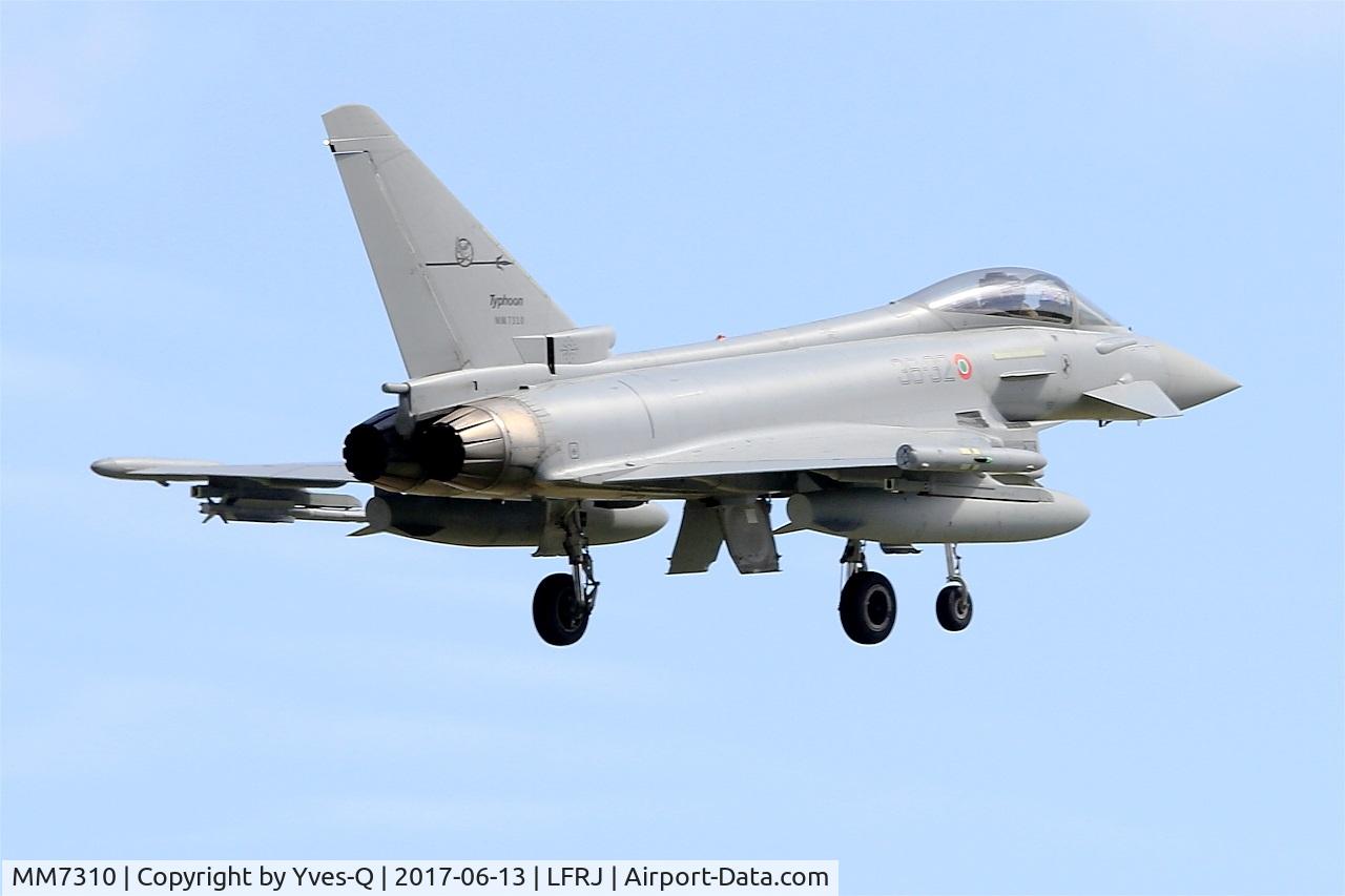 MM7310, Eurofighter EF-2000 Typhoon S C/N IS042, Eurofighter EF-2000 Typhoon S, On final rwy 08, Landivisiau Naval Air Base (LFRJ) Tiger Meet 2017