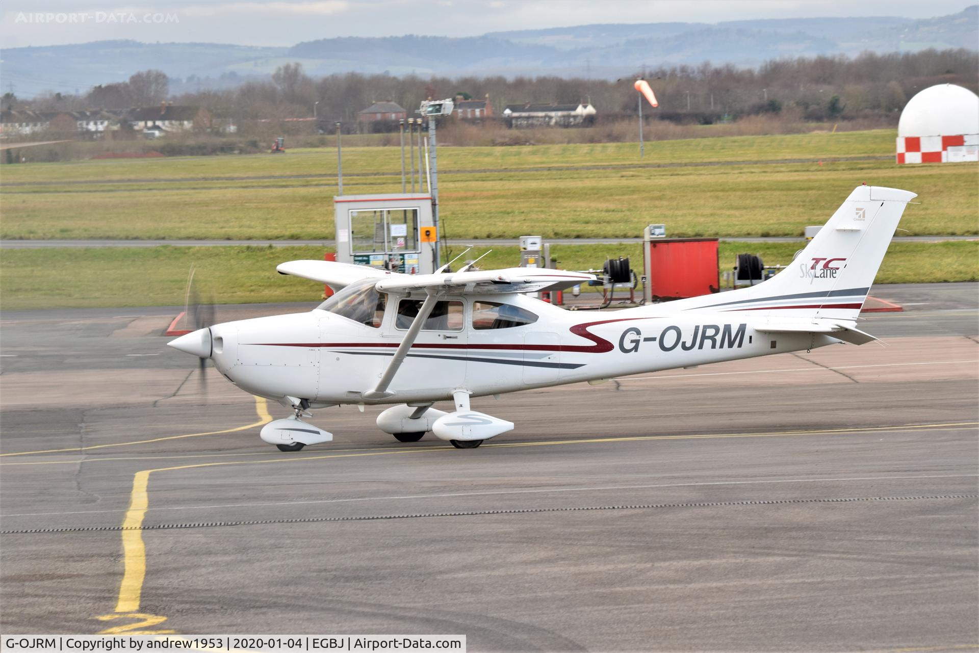 G-OJRM, 2001 Cessna T182T Turbo Skylane C/N T18208007, G-OJRM at Gloucestershire Airport.