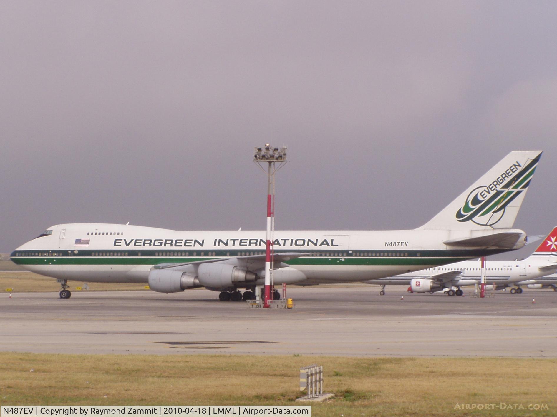 N487EV, 1985 Boeing 747-230B C/N 23286, B747 N487EV Evergreen International Airlines