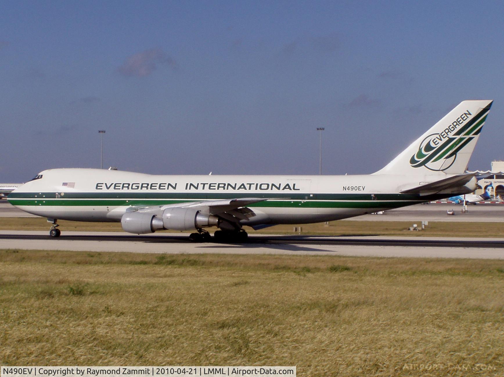 N490EV, 1988 Boeing 747-230F C/N 24138, B747 N490EV Evergreen International Airlines