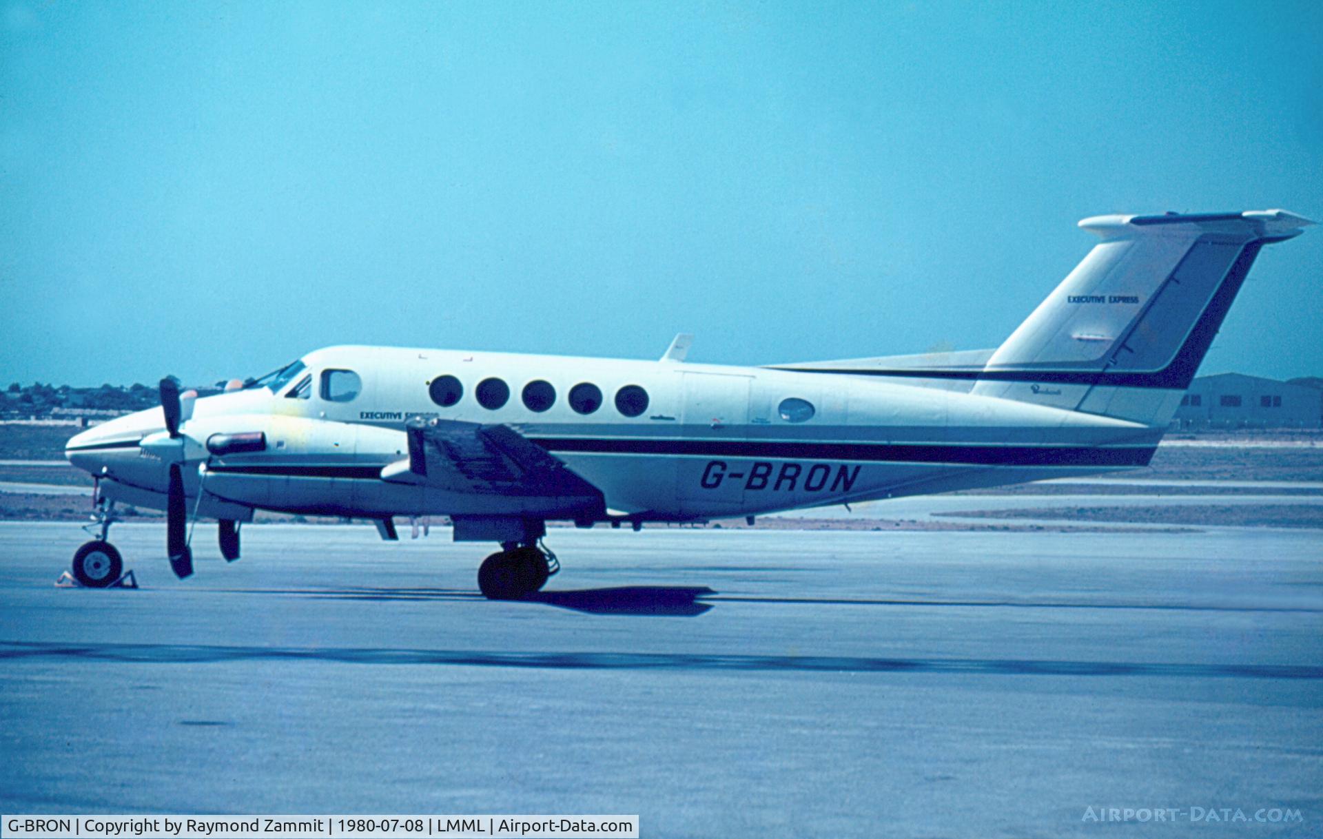 G-BRON, 1978 Beech 200 Super King Air C/N BB-349, Beech Super Kingair 200 G-BRON Executive Express
