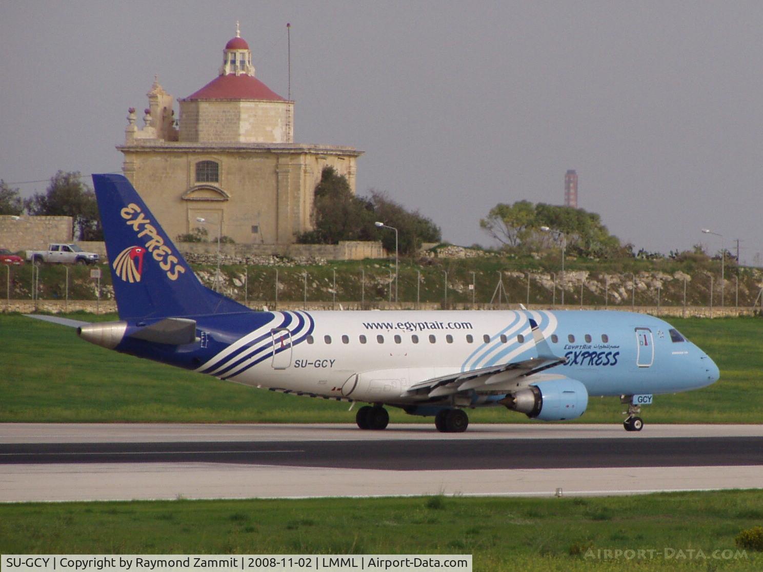 SU-GCY, 2007 Embraer 170LR (ERJ-170-100LR) C/N 17000185, Embraer EMB170LR SU-GCY Egyptair Express