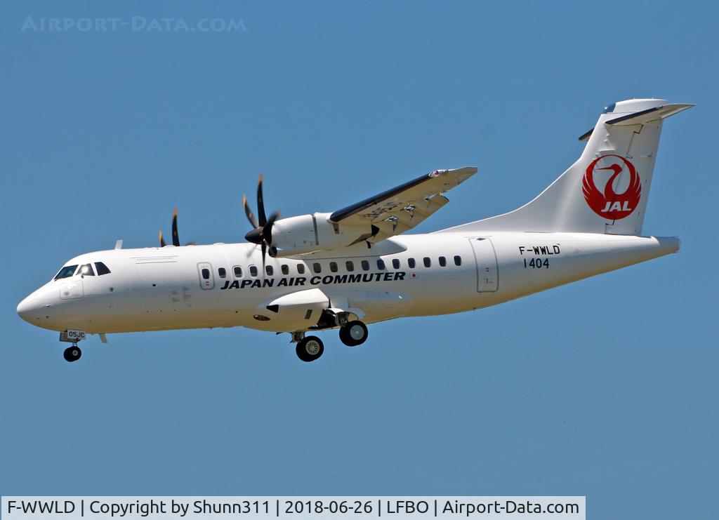 F-WWLD, 2018 ATR 42-600 C/N 1404, C/n 1404 - To be JA05JC