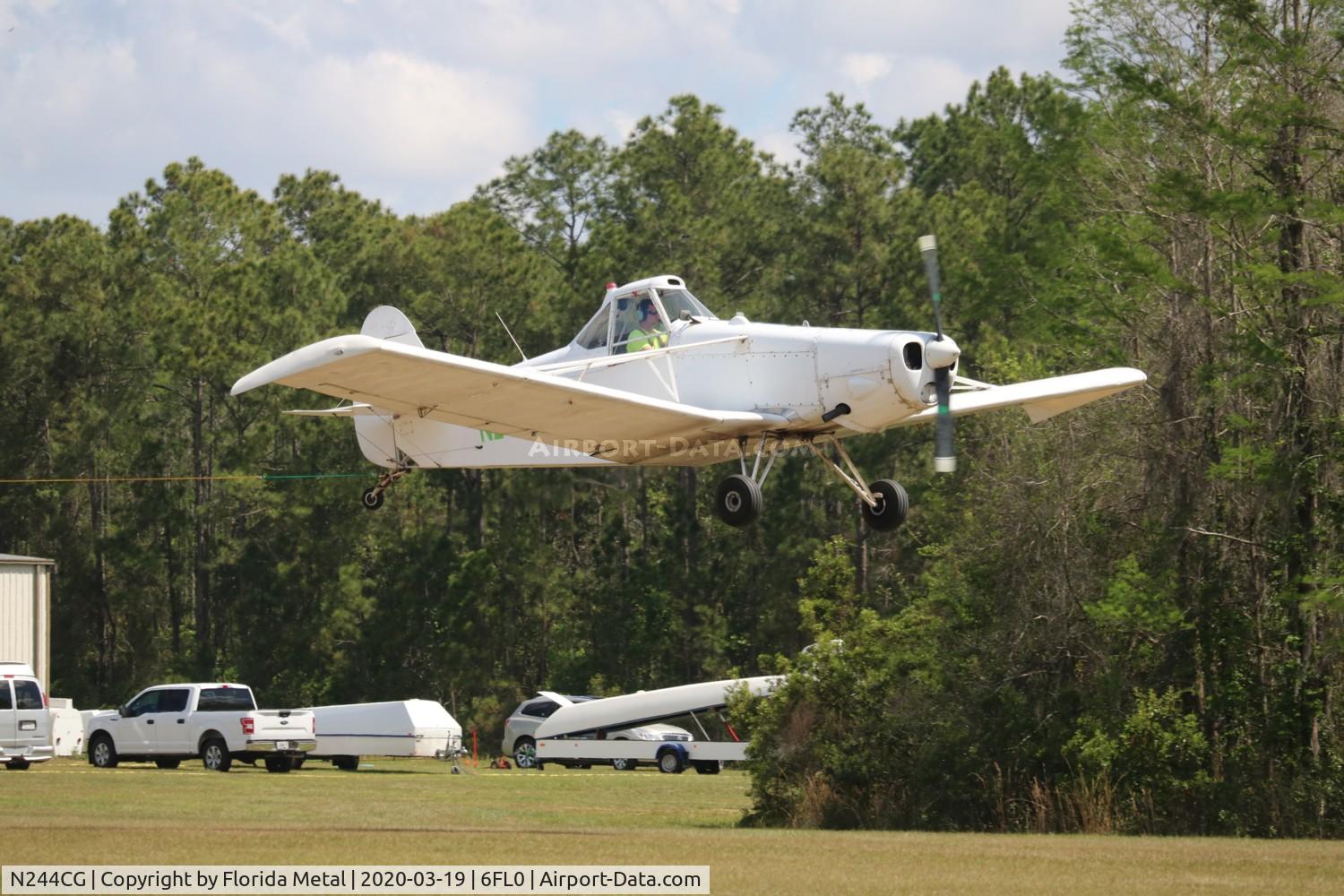N244CG, 1968 Piper PA-25-235 Pawnee C/N 25-4734, Senior Soaring Championships 2020