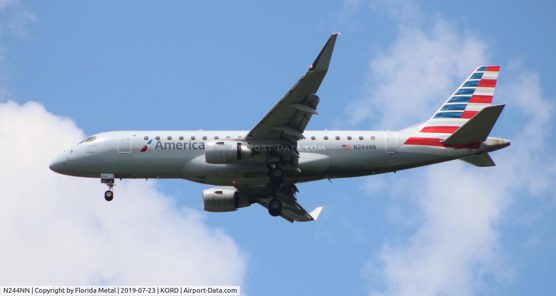 N244NN, 2016 Embraer 175LR (ERJ-170-200LR) C/N 17000609, ORD 2019