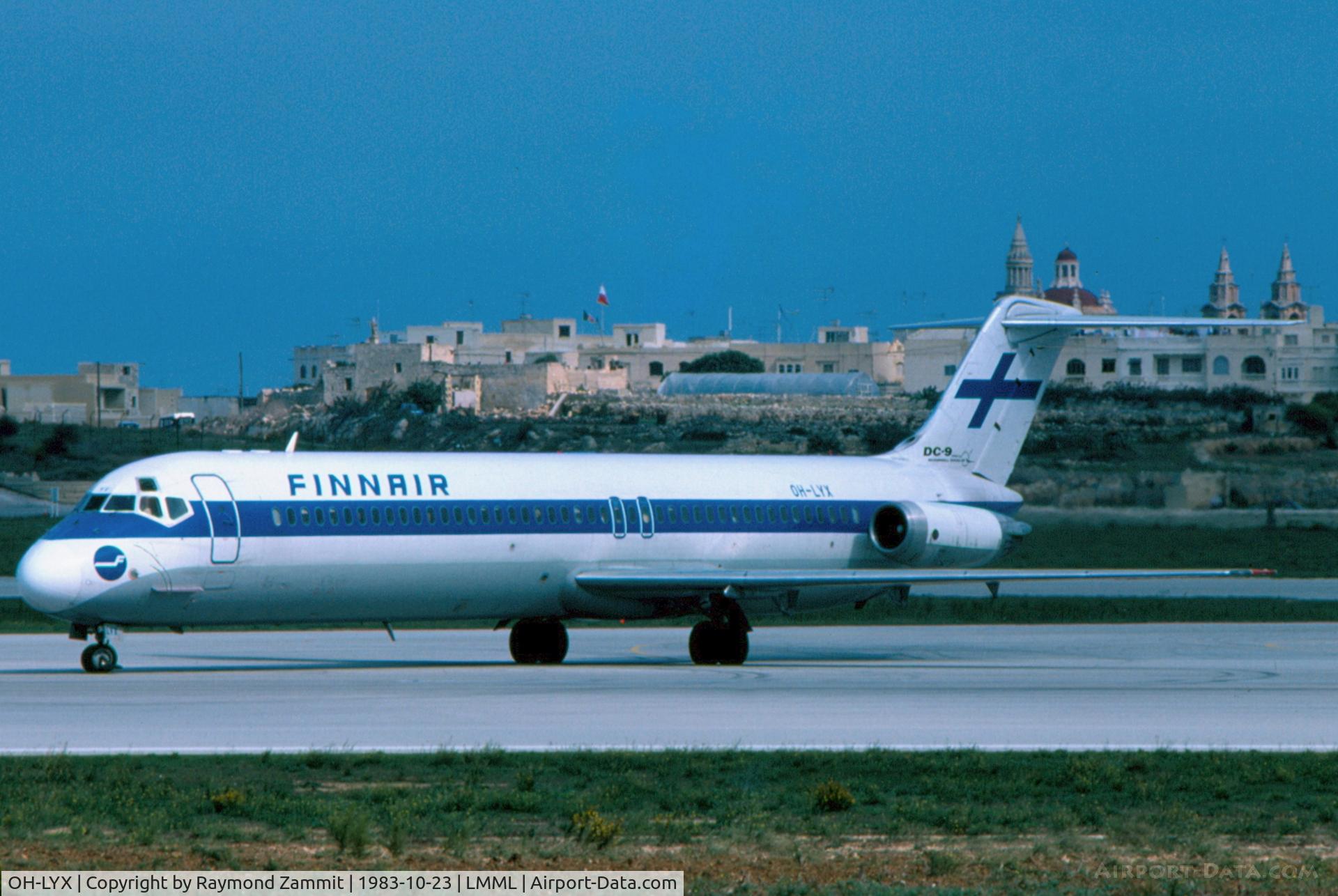 OH-LYX, 1980 McDonnell Douglas DC-9-51 C/N 48134, McDonnell Douglas DC9 OH-LYX Finnair