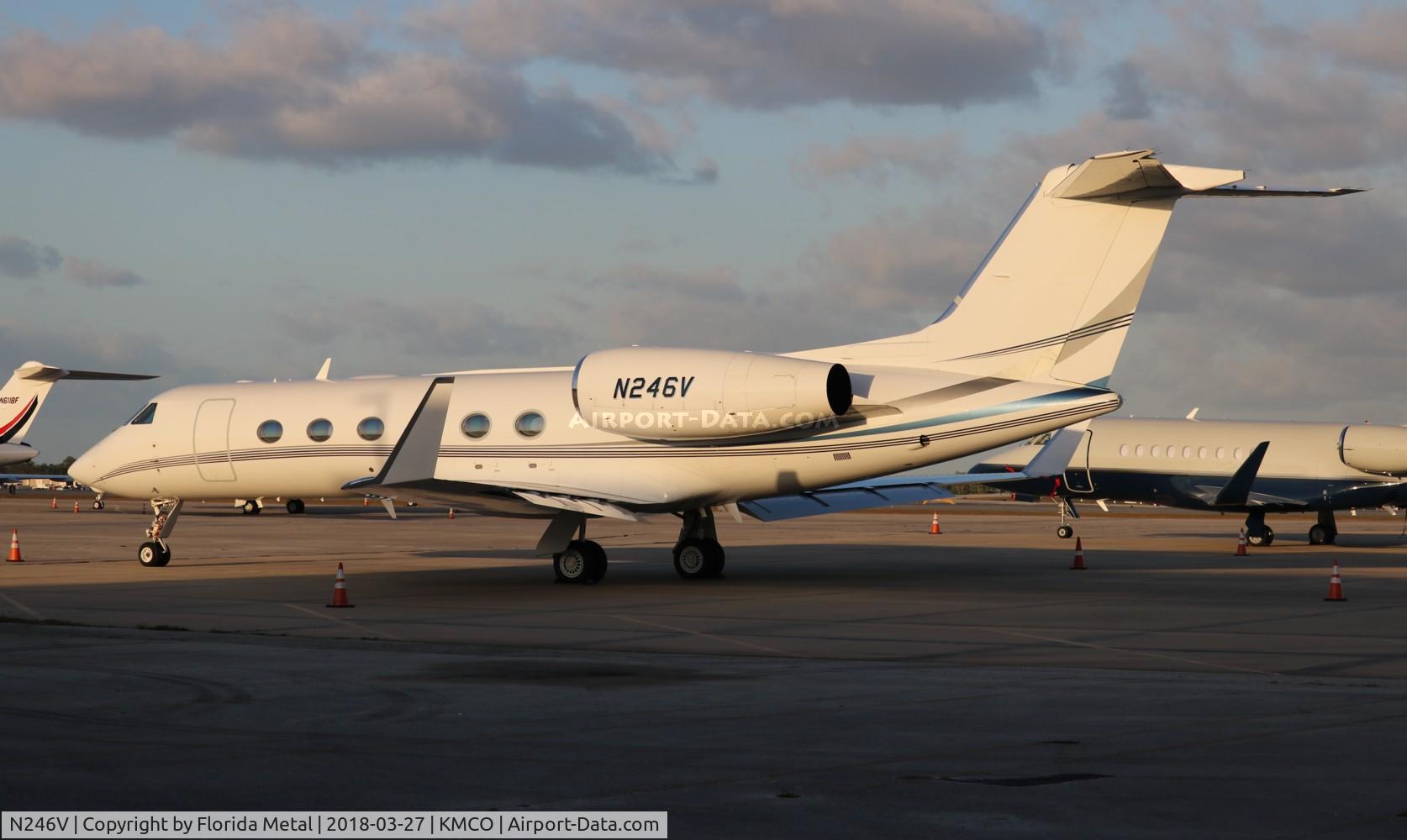 N246V, Gulfstream Aerospace GIV-X (G450) C/N 4149, MCO 2018