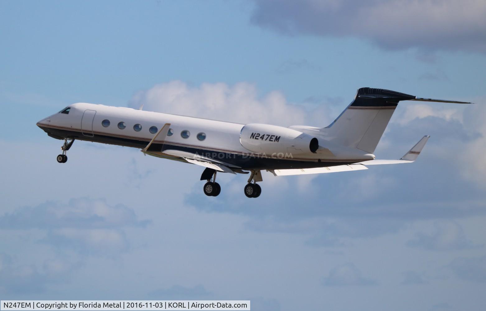 N247EM, Gulfstream Aerospace GV-SP (G550) C/N 5265, NBAA 2016