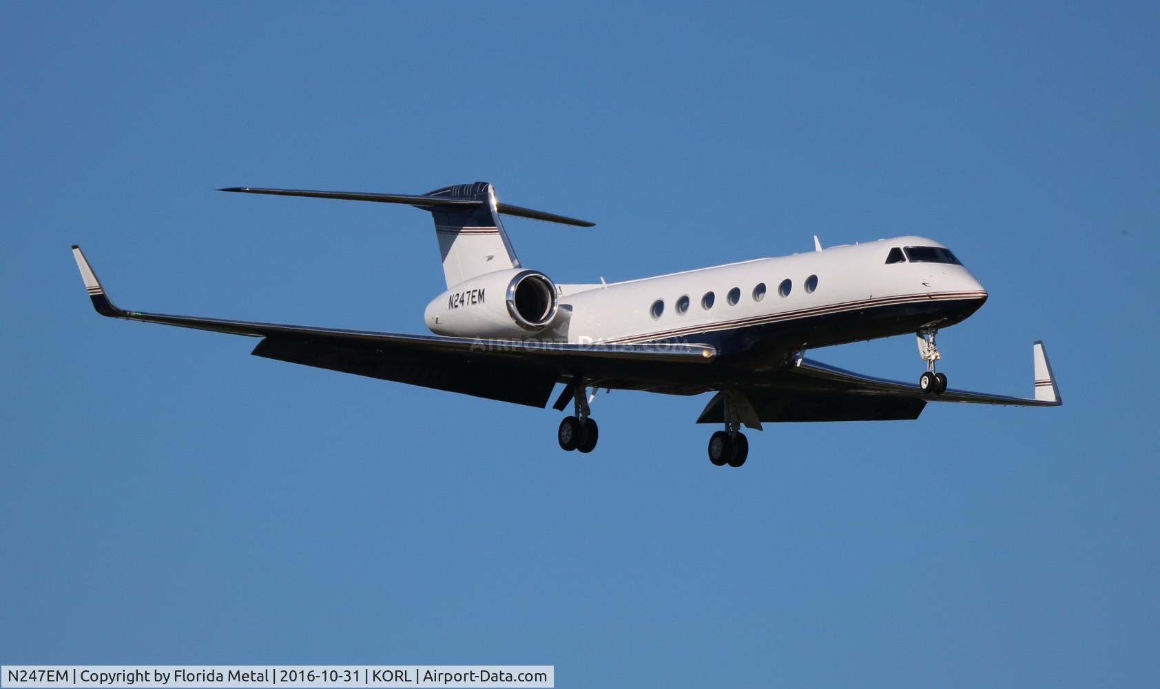 N247EM, Gulfstream Aerospace GV-SP (G550) C/N 5265, NBAA 2016