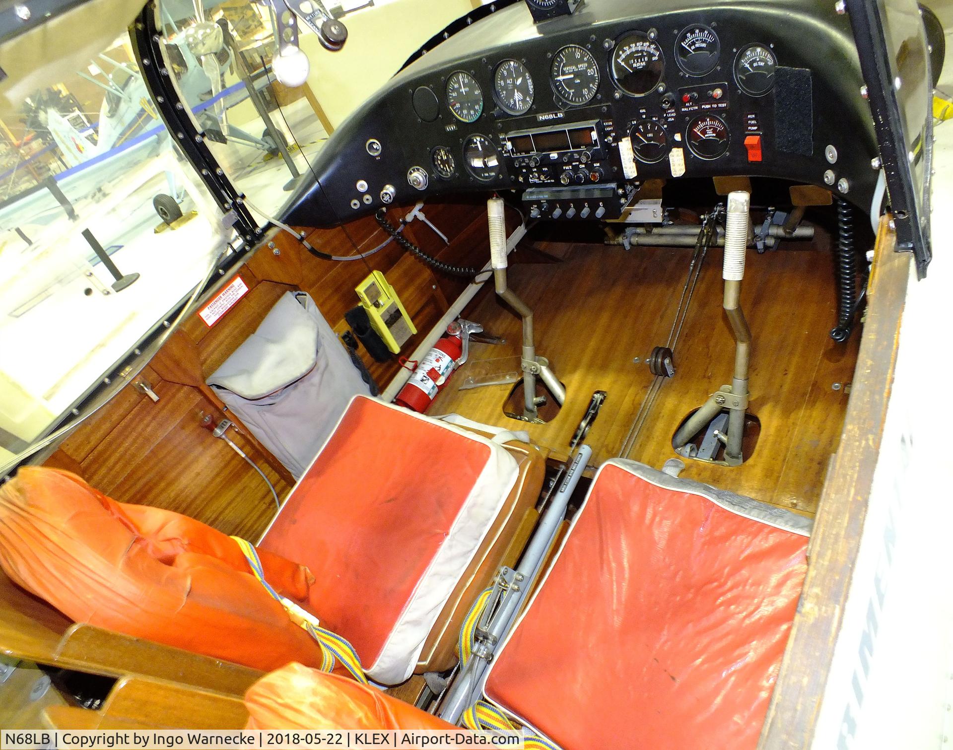 N68LB, Volmer VJ-22 Sportsman C/N 1, Volmer (Baker, Thomas R) VJ-22 Sportsman at the Aviation Museum of Kentucky, Lexington KY  #c
