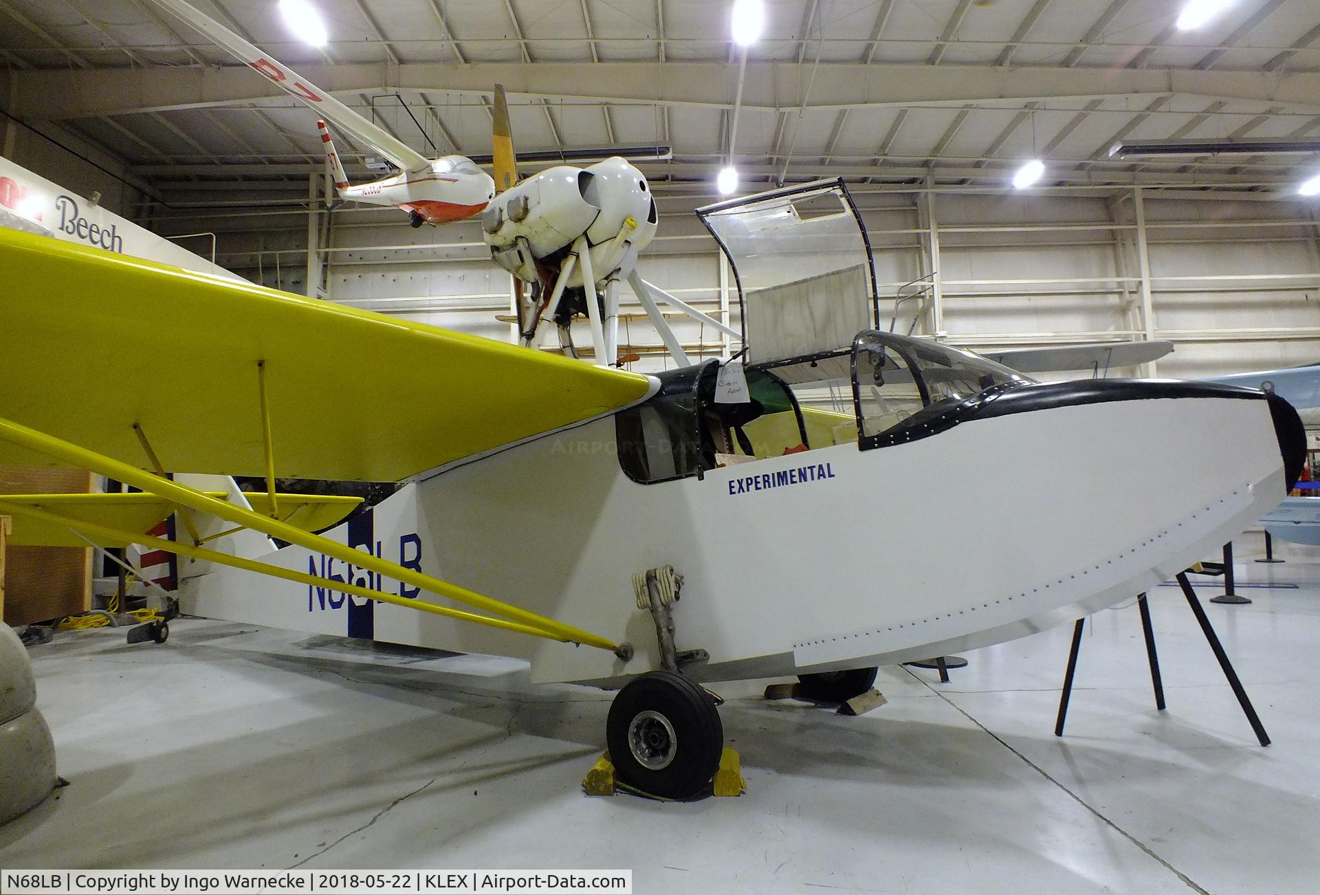 N68LB, Volmer VJ-22 Sportsman C/N 1, Volmer (Baker, Thomas R) VJ-22 Sportsman at the Aviation Museum of Kentucky, Lexington KY