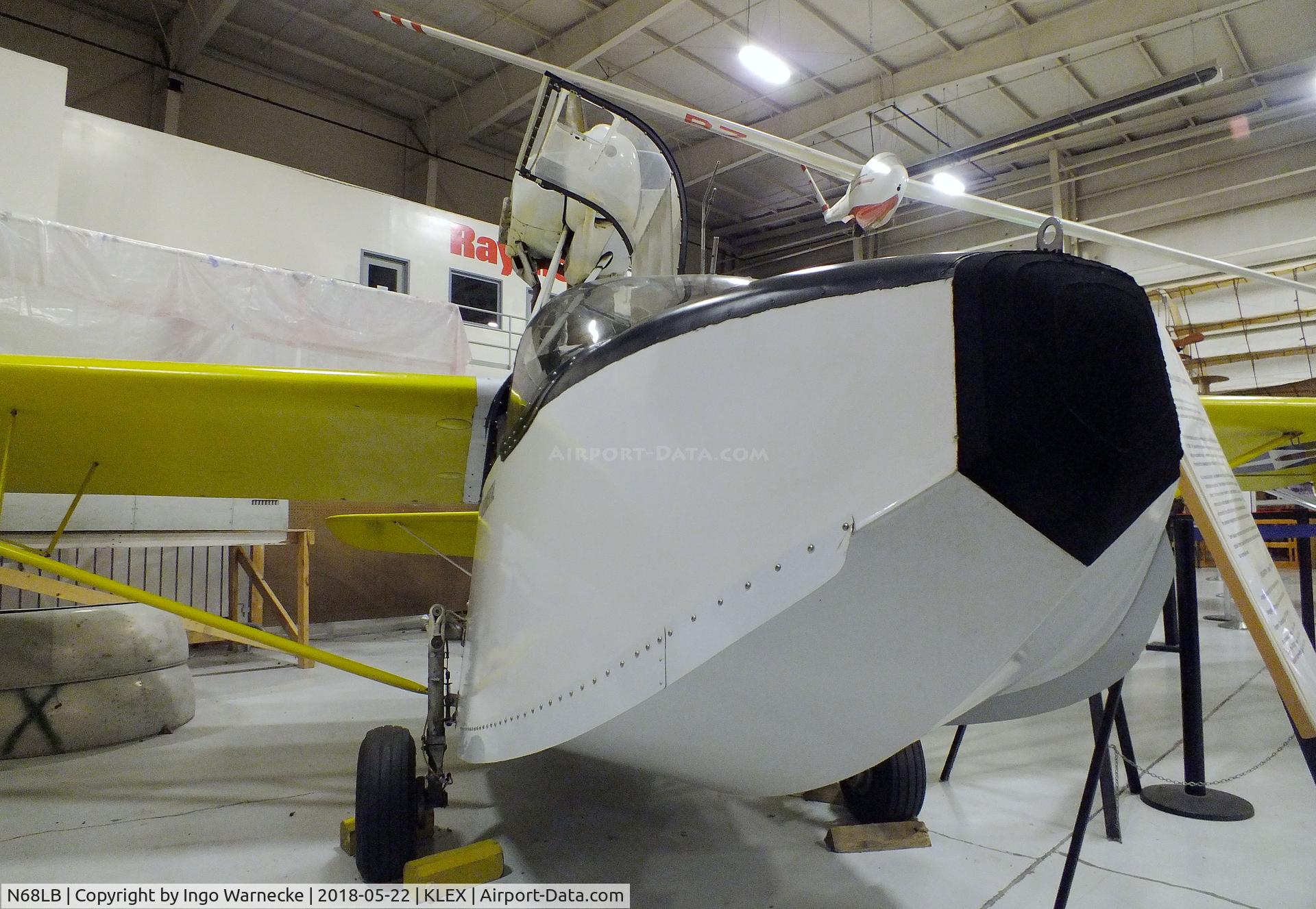 N68LB, Volmer VJ-22 Sportsman C/N 1, Volmer (Baker, Thomas R) VJ-22 Sportsman at the Aviation Museum of Kentucky, Lexington KY
