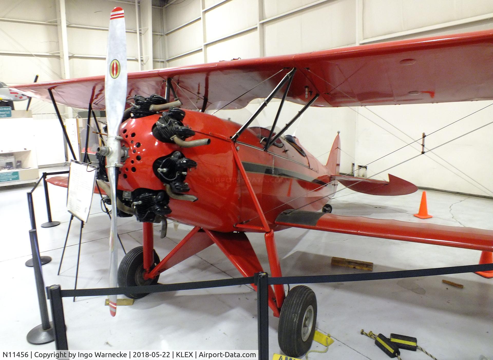 N11456, 1931 Waco RNF C/N 3471, Waco RNF at the Aviation Museum of Kentucky, Lexington KY