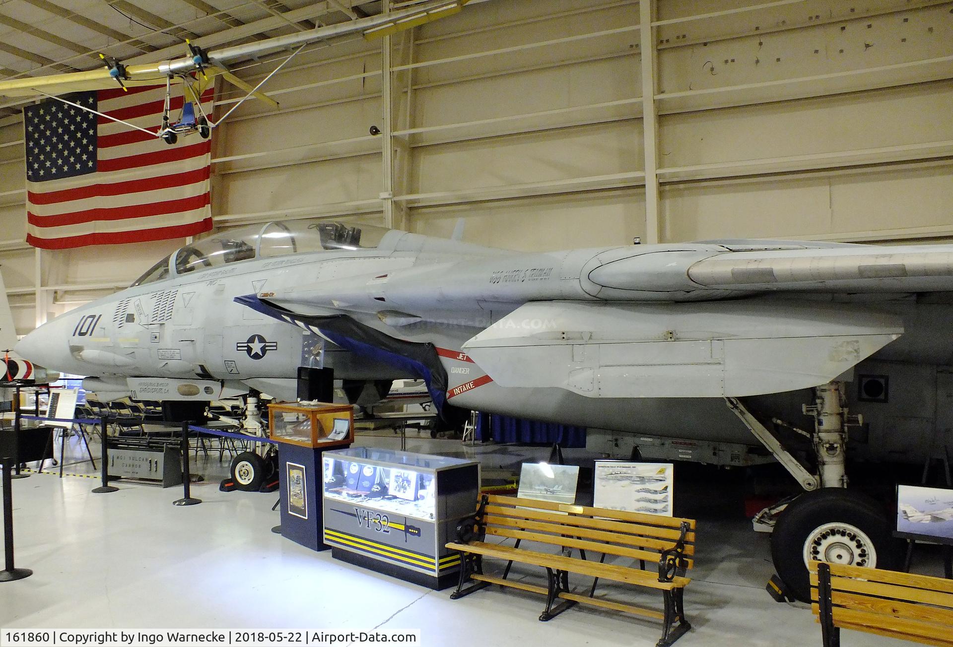161860, Grumman F-14B Tomcat C/N 496, Grumman F-14B Tomcat at the Aviation Museum of Kentucky, Lexington KY