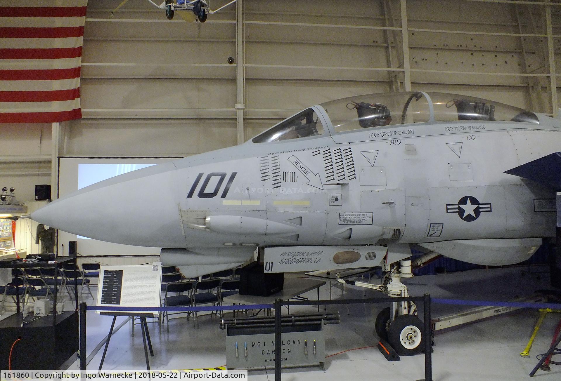 161860, Grumman F-14B Tomcat C/N 496, Grumman F-14B Tomcat at the Aviation Museum of Kentucky, Lexington KY