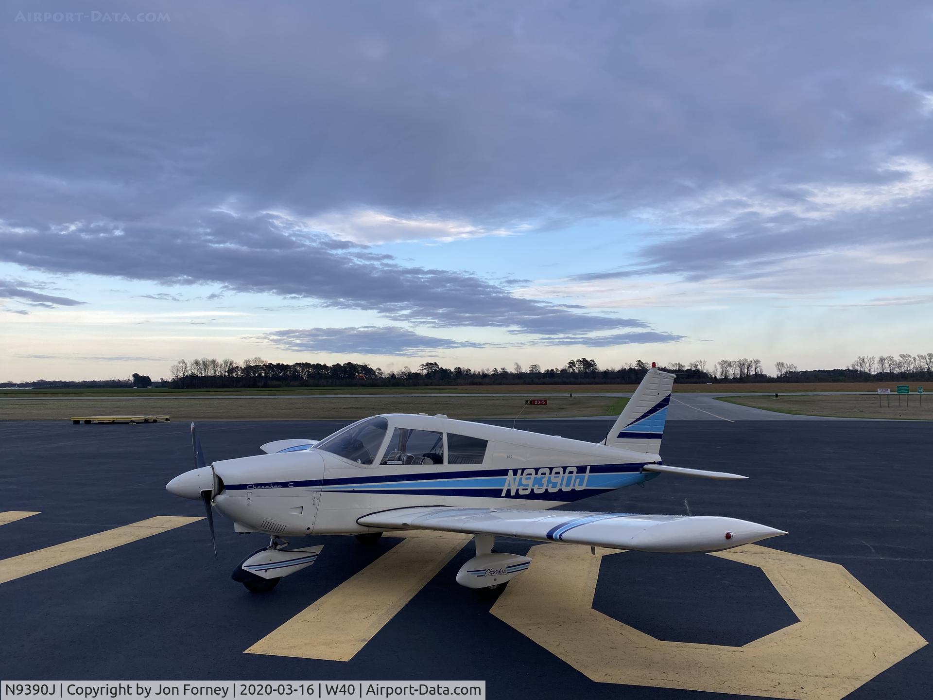 N9390J, 1966 Piper PA-28-180 C/N 28-3491, PA-28-180