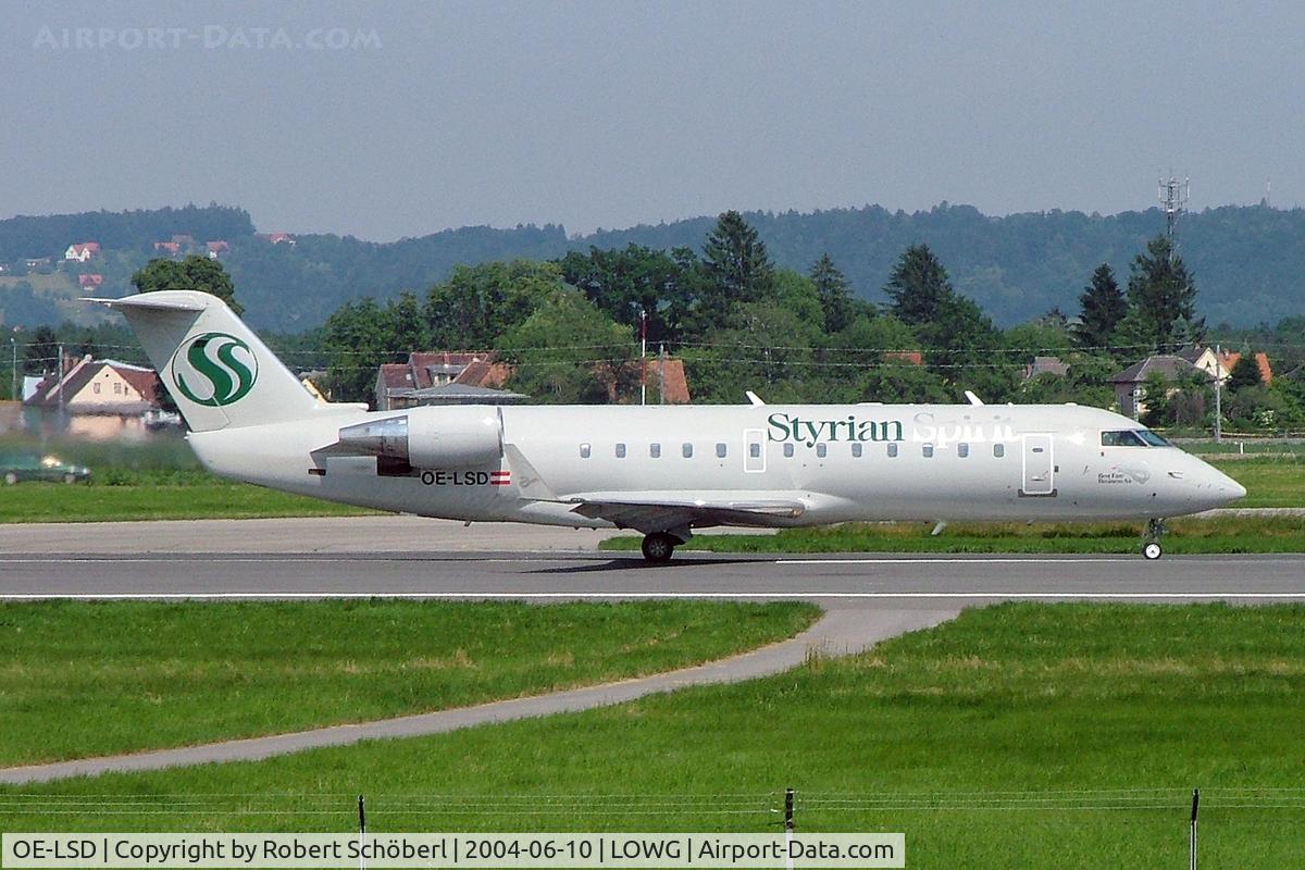 OE-LSD, 1999 Canadair CRJ-200ER (CL-600-2B19) C/N 7329, OE-LSD @ LOWG 2004