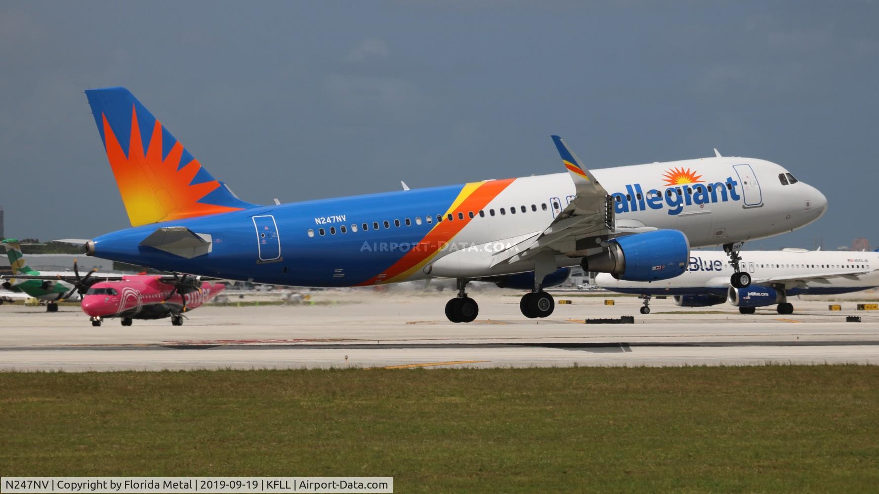 N247NV, 2017 Airbus A320-214 C/N 7704, FLL 2019