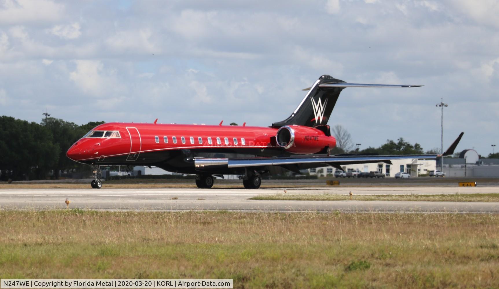 N247WE, 2007 Bombardier BD-700-1A11 Global 5000 C/N 9245, ORL 2020