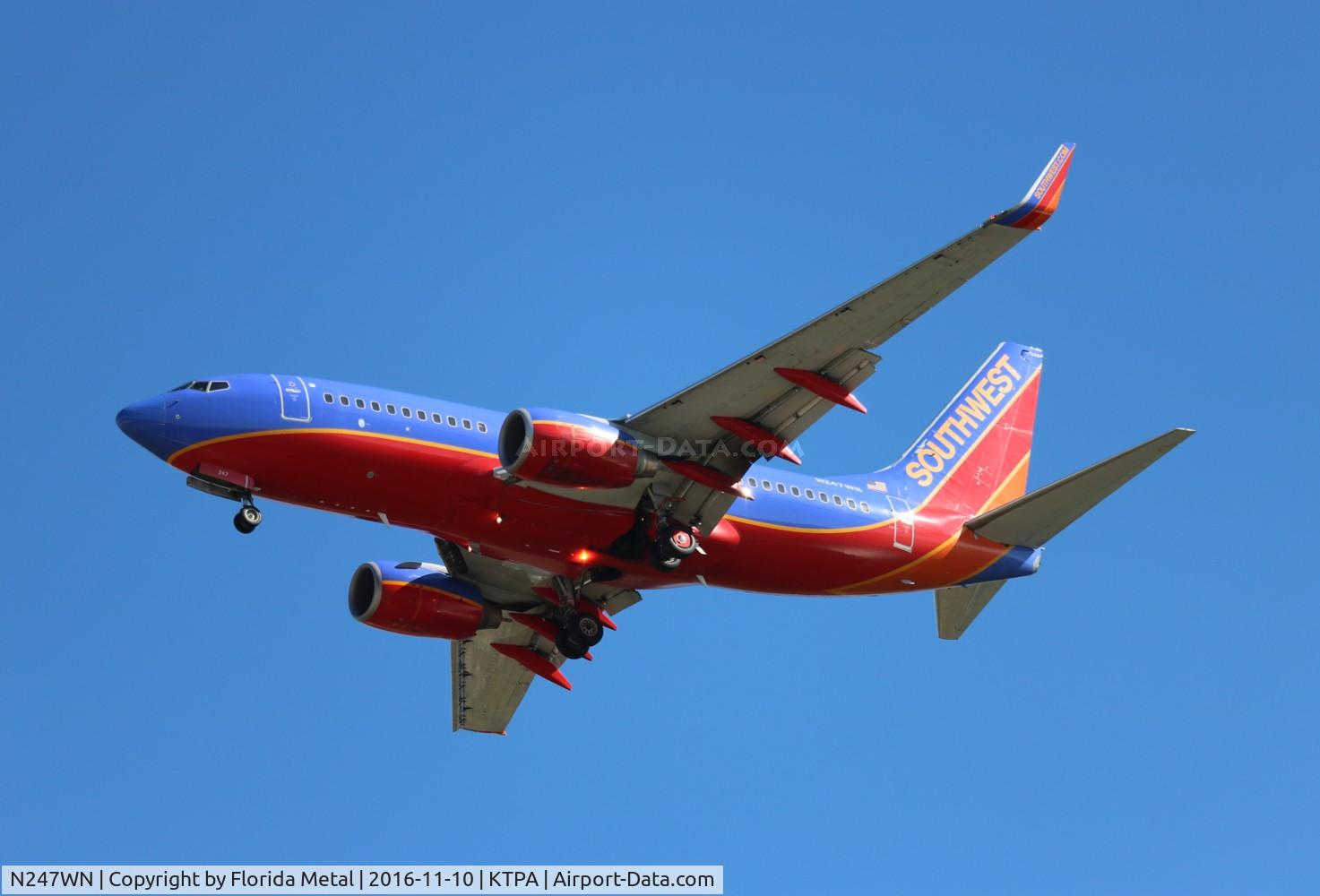 N247WN, 2006 Boeing 737-7H4 C/N 32508, TPA 2016
