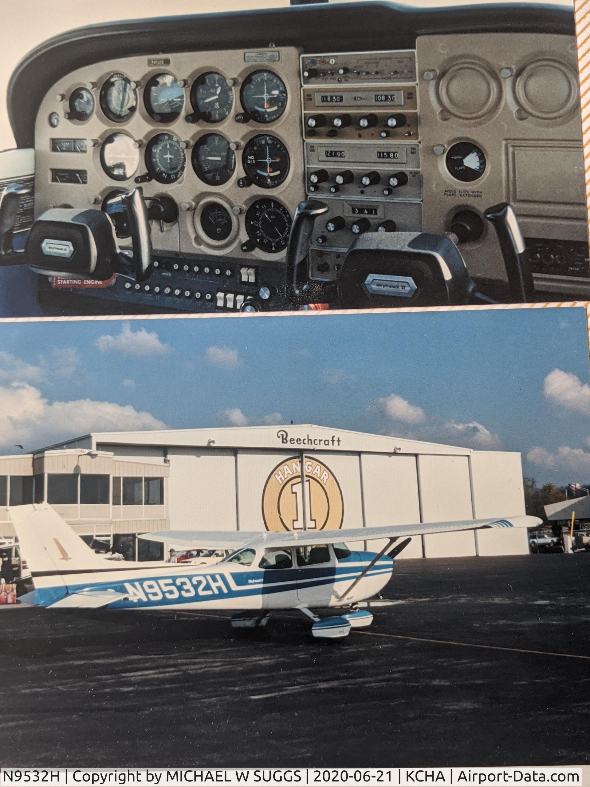N9532H, Cessna 172M C/N 17266206, The day I soloed. The plane was later totalled by another plane running of the runway and hitting it.