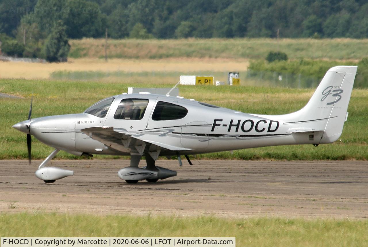 F-HOCD, Cirrus SR22 GTS G3 C/N 2709, Taxiing to apron.