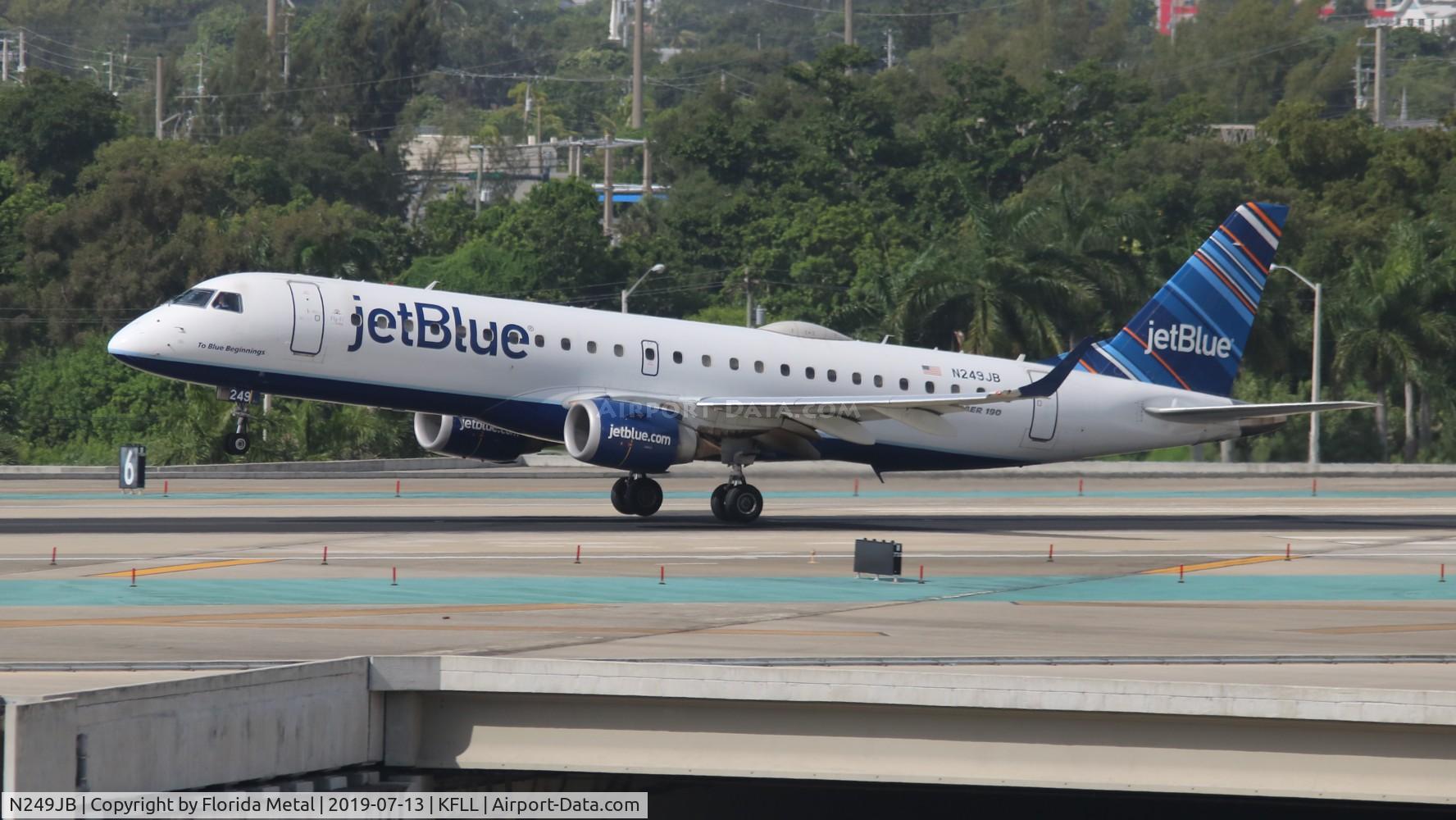 N249JB, 2006 Embraer 190AR (ERJ-190-100IGW) C/N 19000045, FLL 2019
