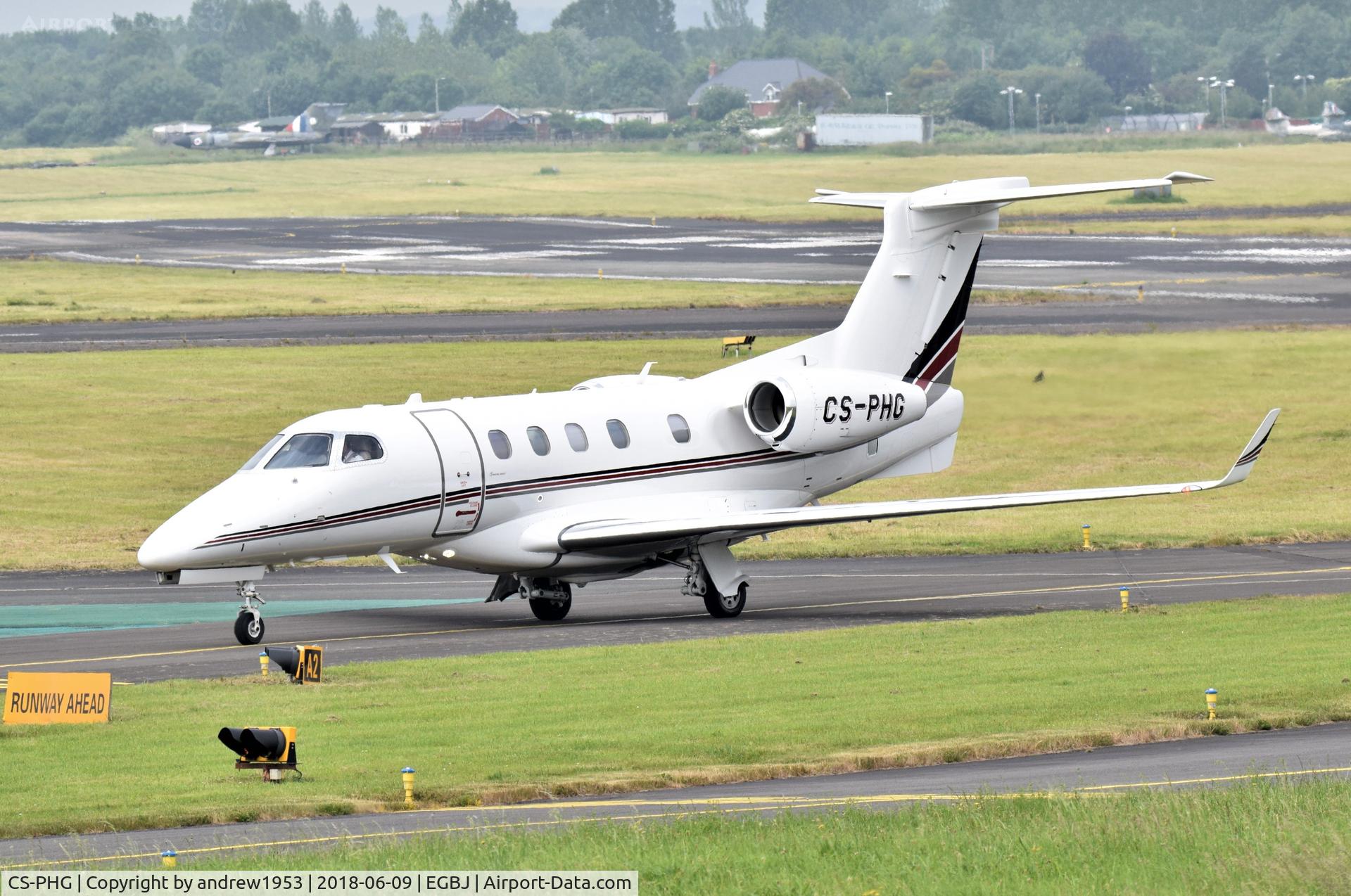 CS-PHG, 2014 Embraer EMB-505 Phenom 300 C/N 50500264, CS-PHG at Gloucestershire Airport.