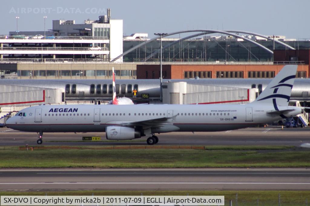 SX-DVO, 2008 Airbus A321-231 C/N 3462, Taxiing