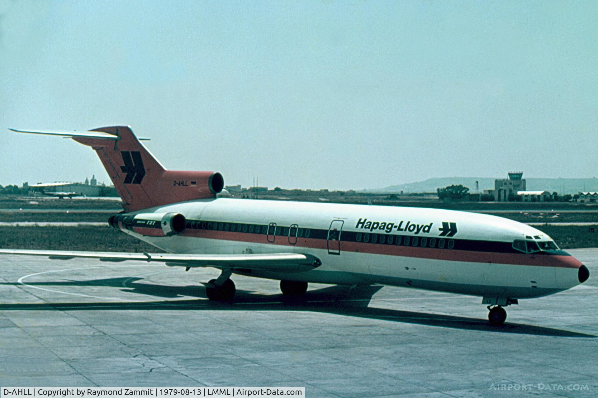D-AHLL, 1965 Boeing 727-81 C/N 18823, B727 D-AHLL Hapag Lloyd