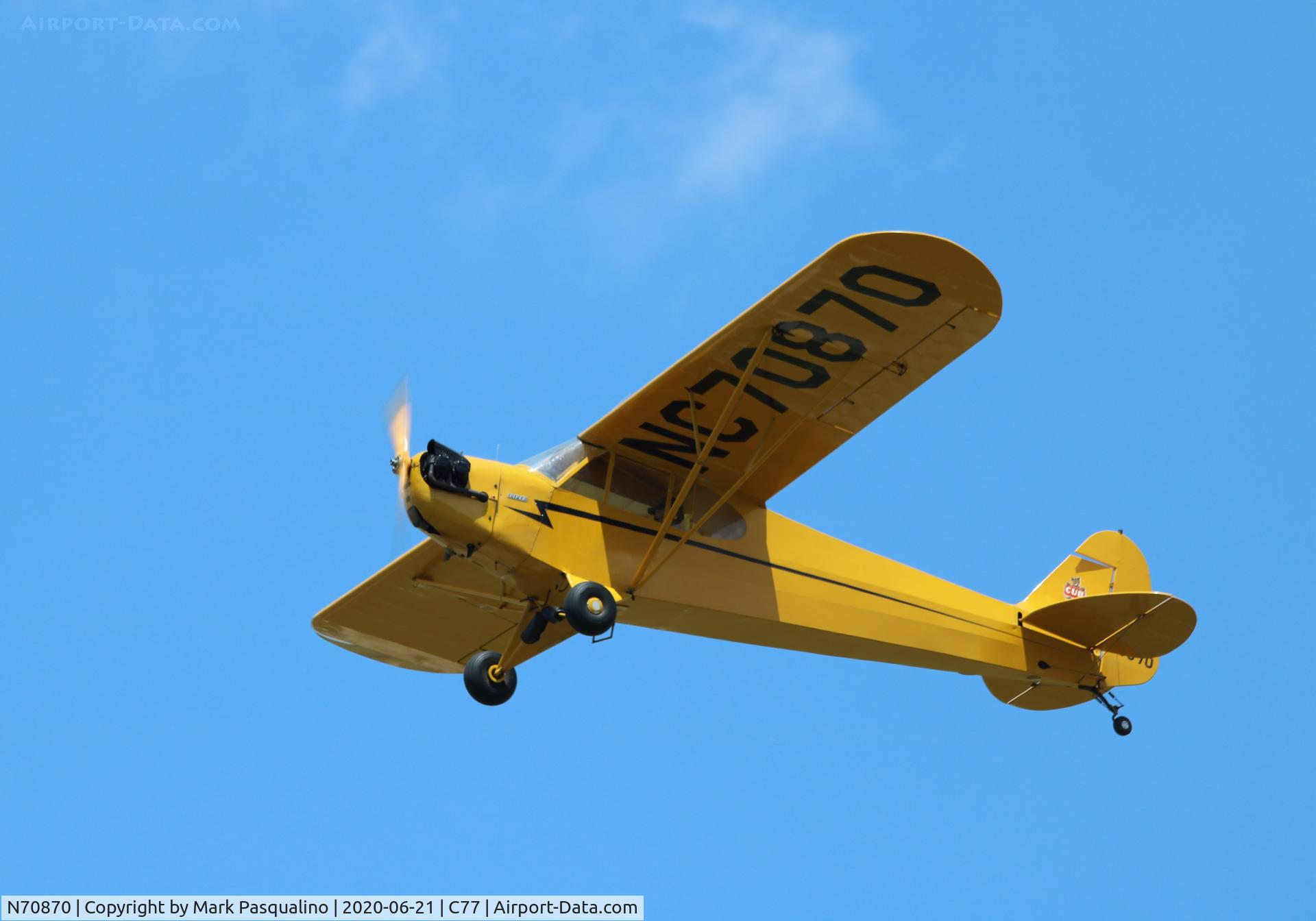 N70870, Piper J3C-65 Cub Cub C/N 17892, Piper J3C-65