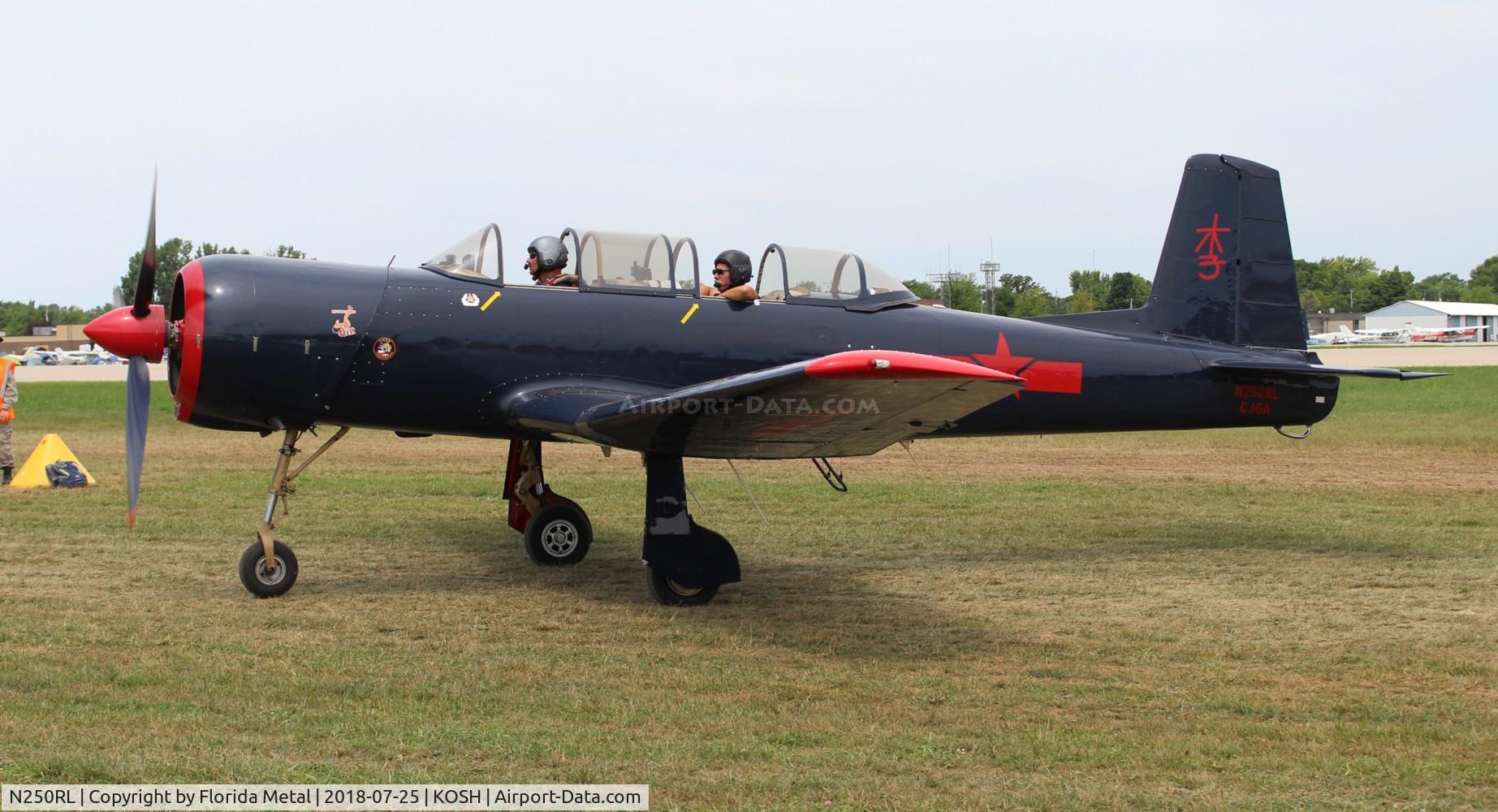 N250RL, 1968 Nanchang CJ-6A C/N 2432066, OSH 2018