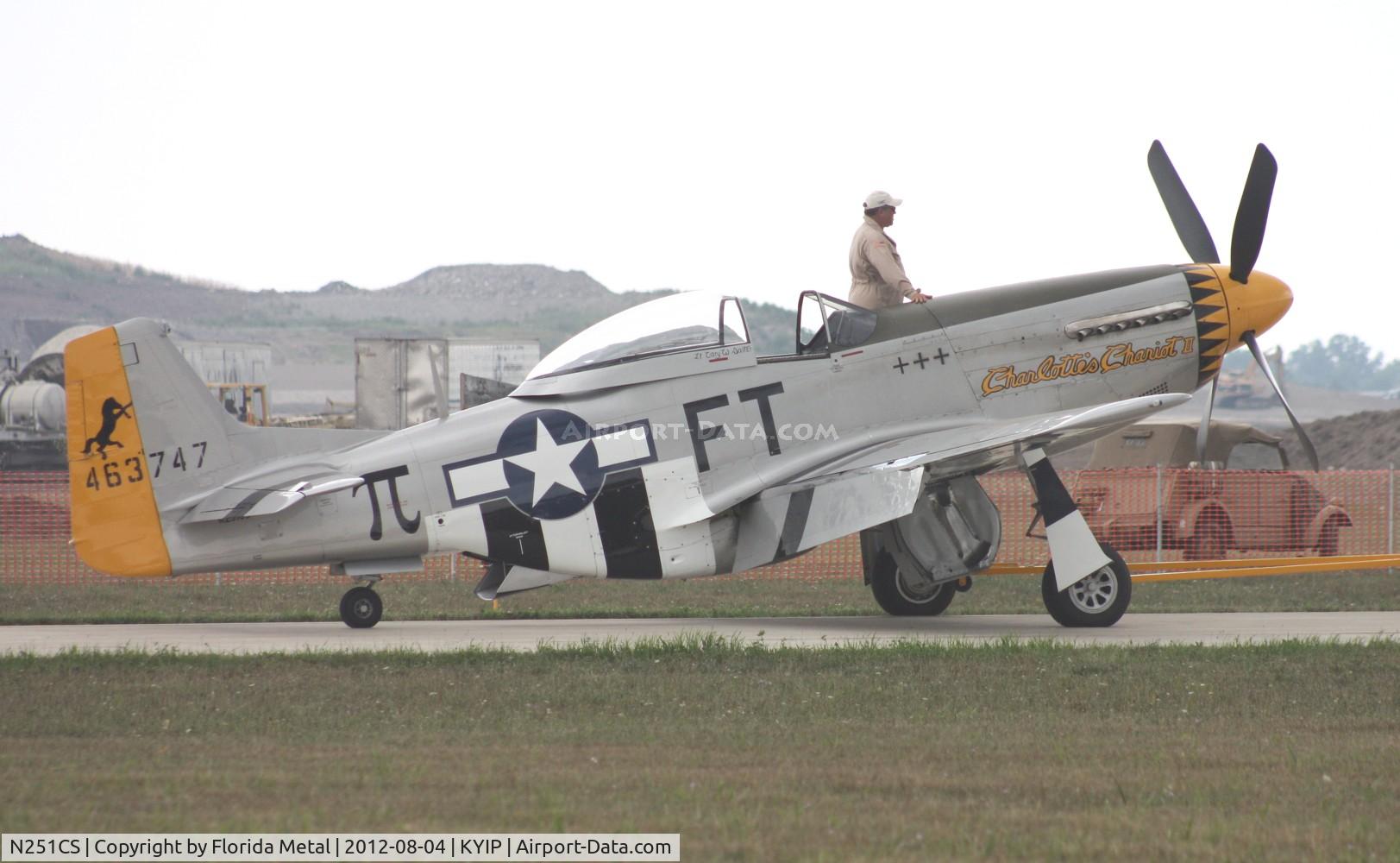 N251CS, North American F-51D Mustang C/N 44-74977N, TOM 2012