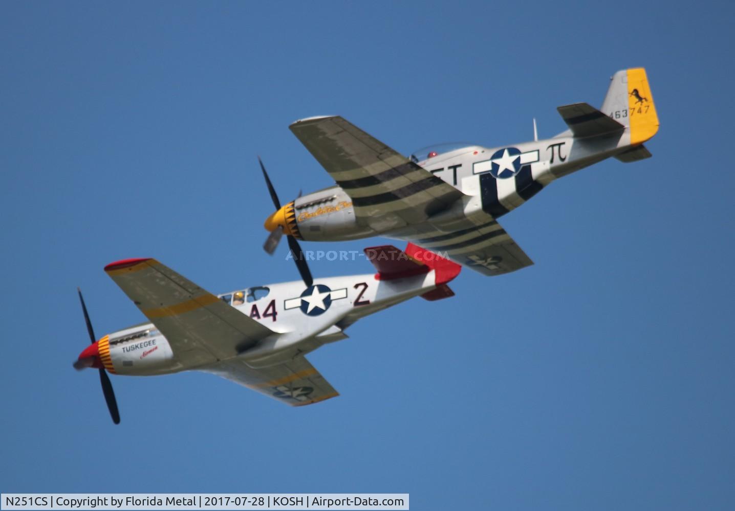 N251CS, North American F-51D Mustang C/N 44-74977N, OSH 2017