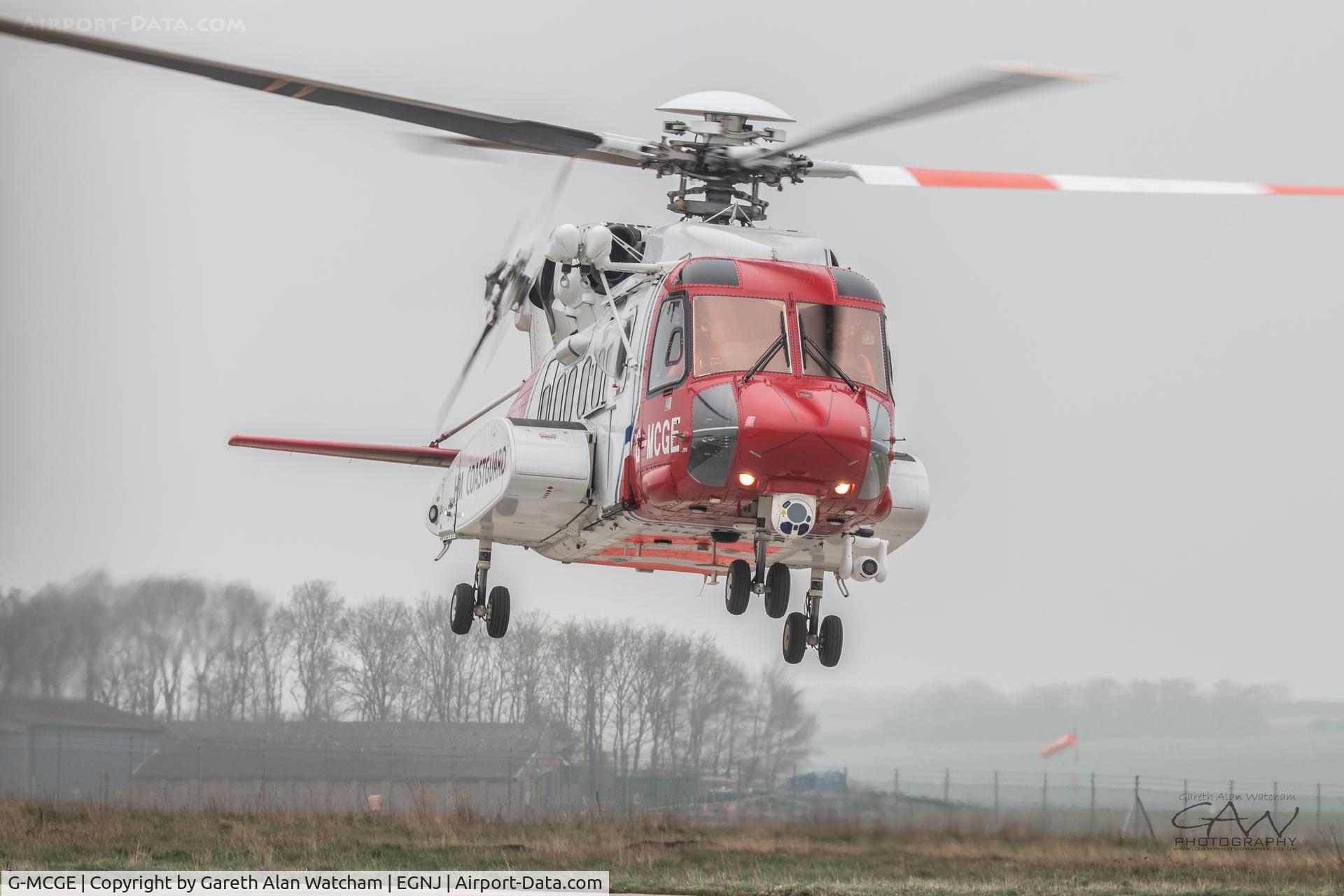 G-MCGE, 2014 Sikorsky S-92A C/N 920214, GMCGE Launching on SAR duties