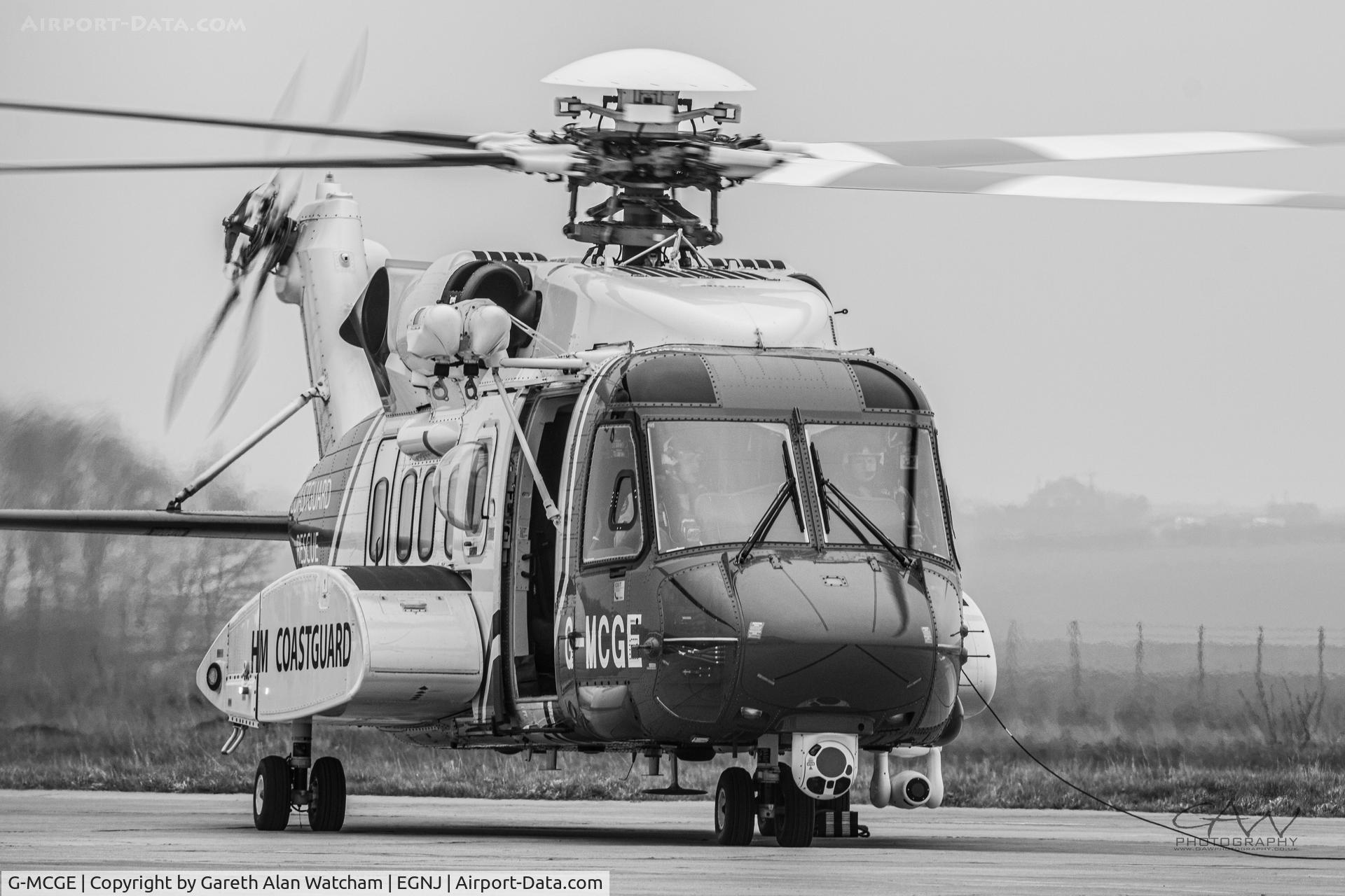 G-MCGE, 2014 Sikorsky S-92A C/N 920214, G-MCGE Returning to Base