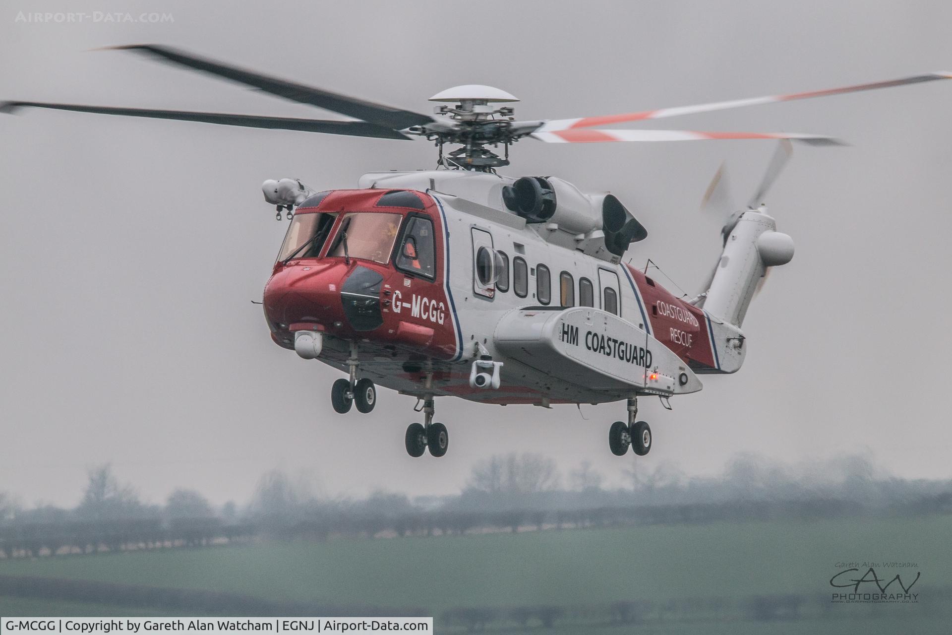 G-MCGG, 2014 Sikorsky S-92A C/N 920225, G-MCGG Temporarily based at Humberside