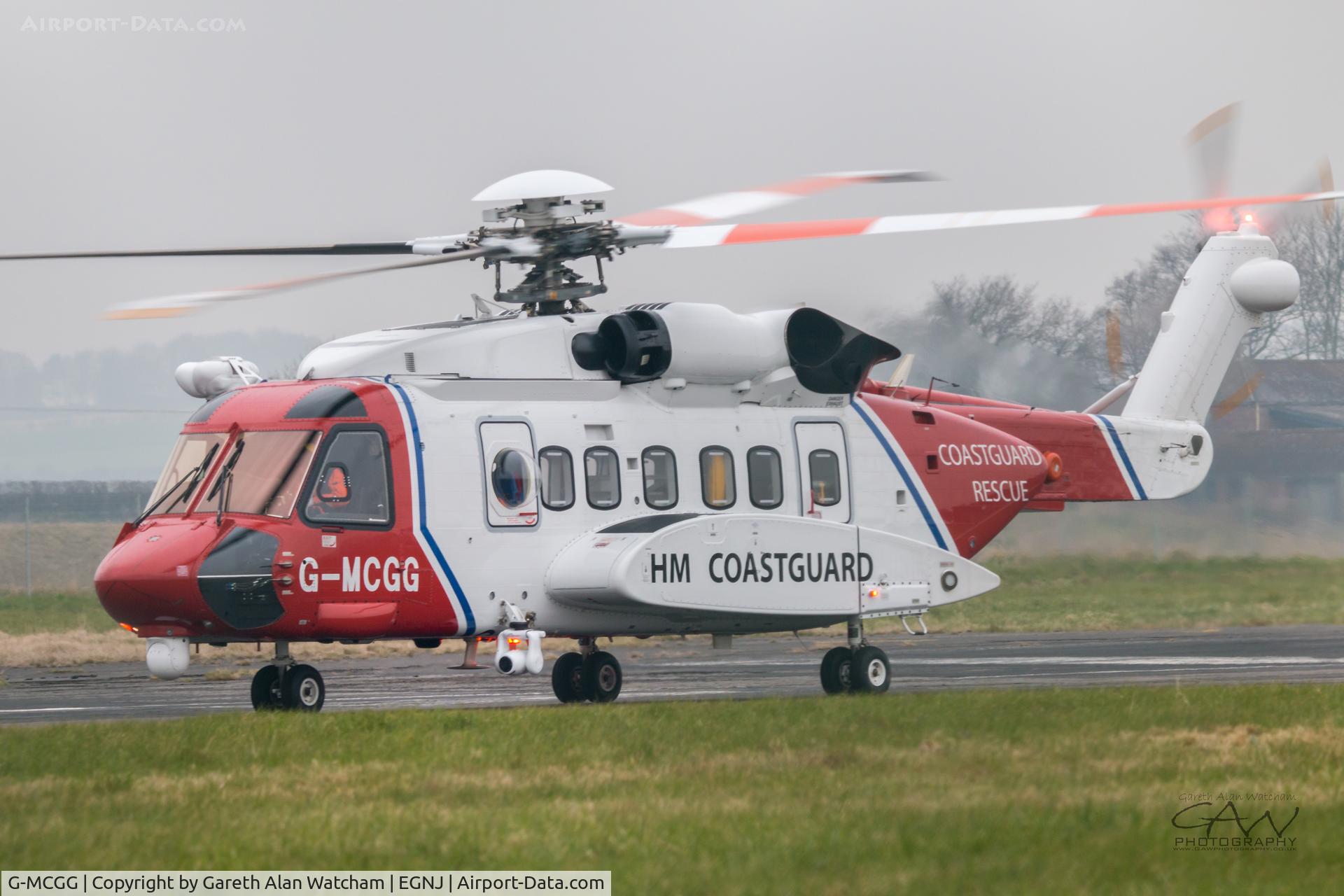 G-MCGG, 2014 Sikorsky S-92A C/N 920225, G-MCGG Temporarily based at Humberside