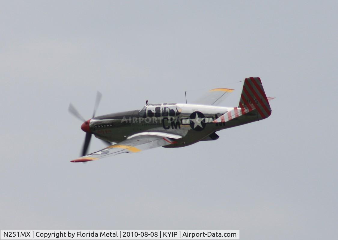 N251MX, 1943 North American P-51C-10 Mustang C/N 103-22730, TOM 2010